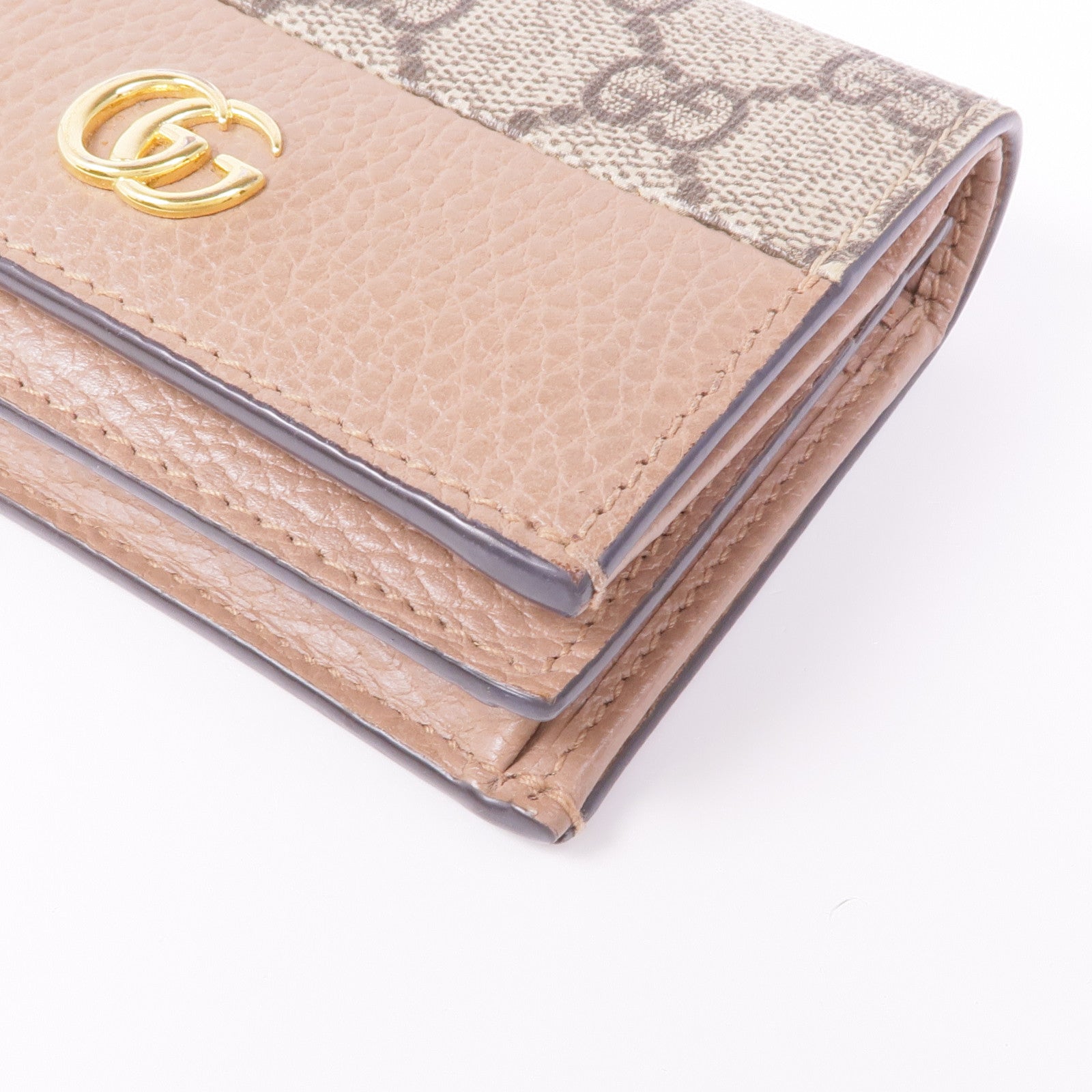 GUCCI 塗層帆布Wallet金扣錢包