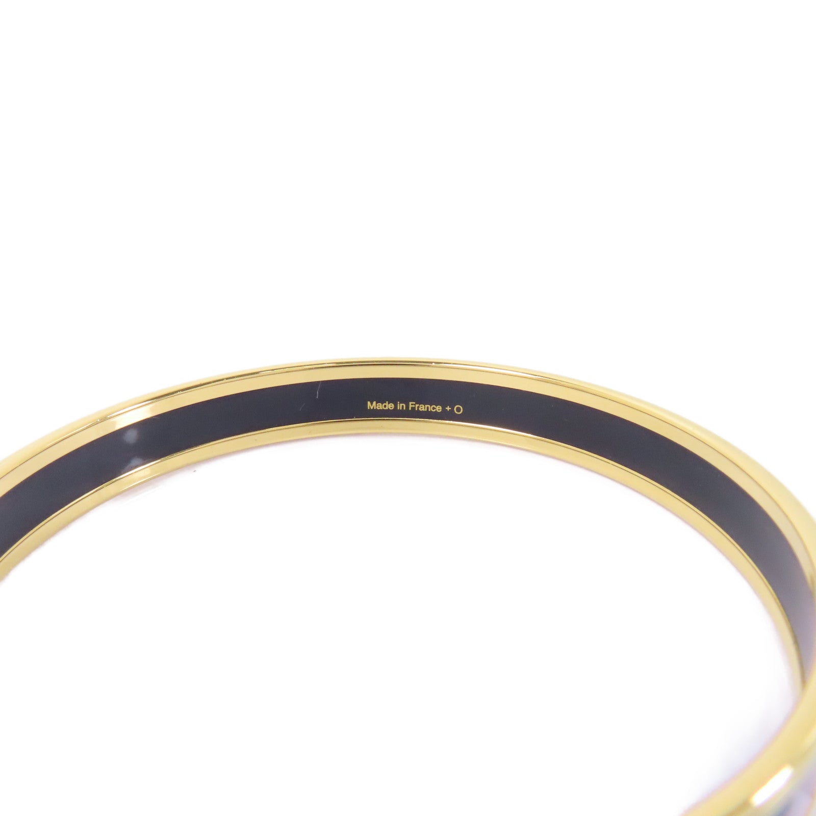 HERMES 金屬Bangle手鐲金色/黑色/綠色