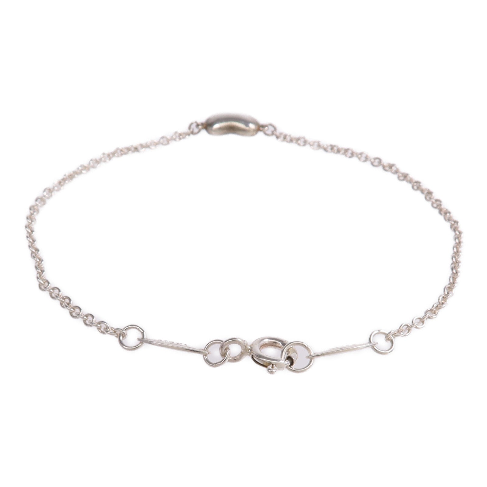 TIFFANY＆CO 925純銀Elsa Peretti Bean Design Bracelet手鏈
