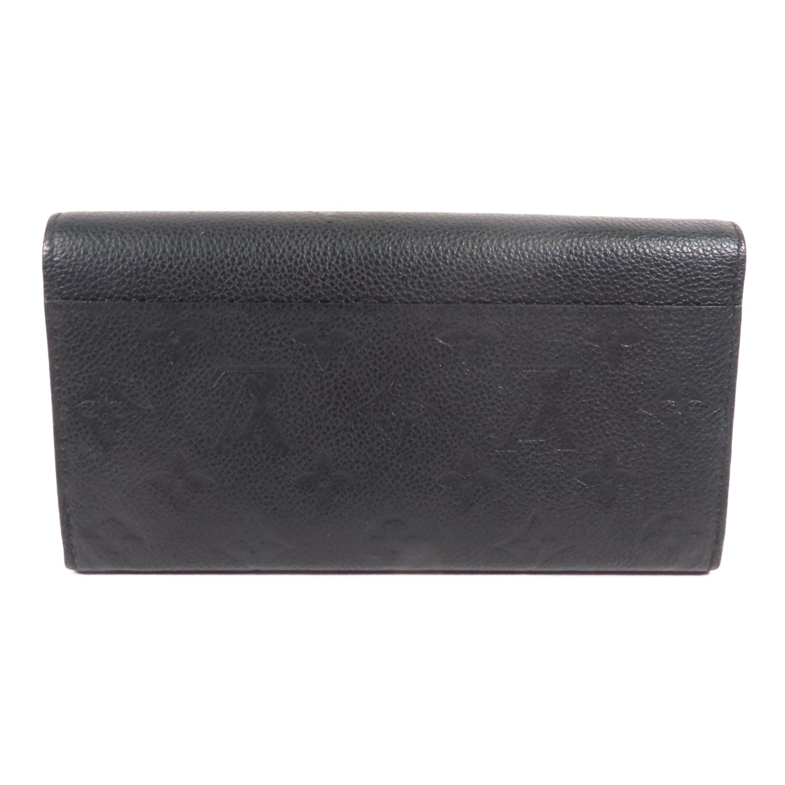 LOUIS VUITTON Monogram Empreinte Sarah Long Wallet金扣長錢包