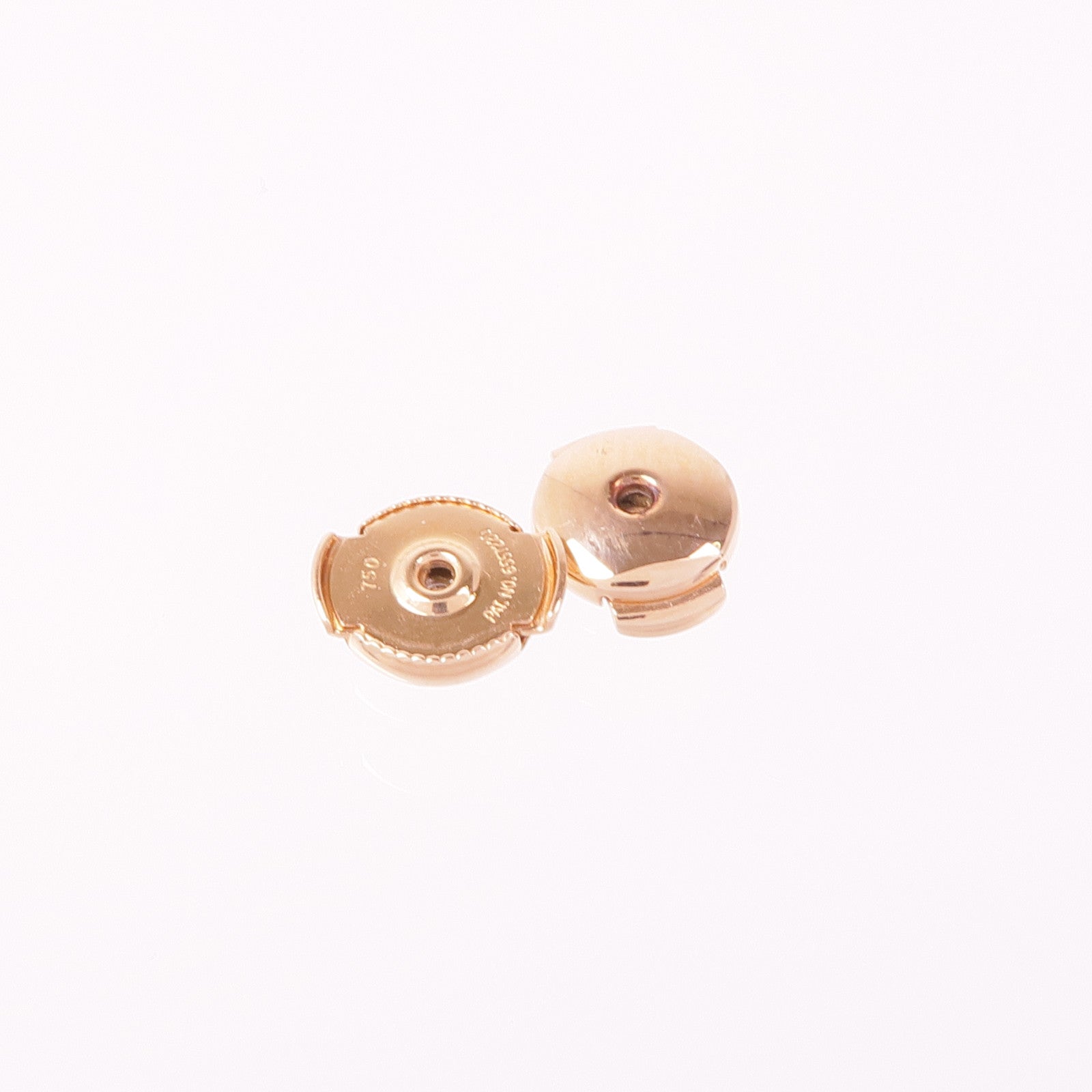 HERMES 【激減優惠】18K玫瑰金Clou d'H Earrings鑽石耳環