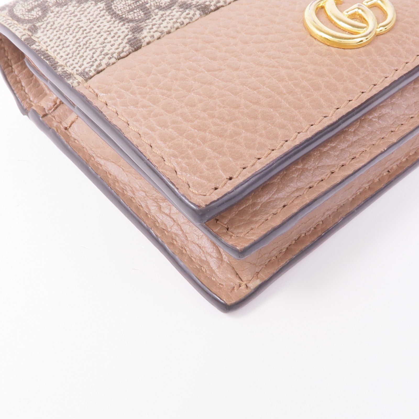 GUCCI 塗層帆布Wallet金扣錢包