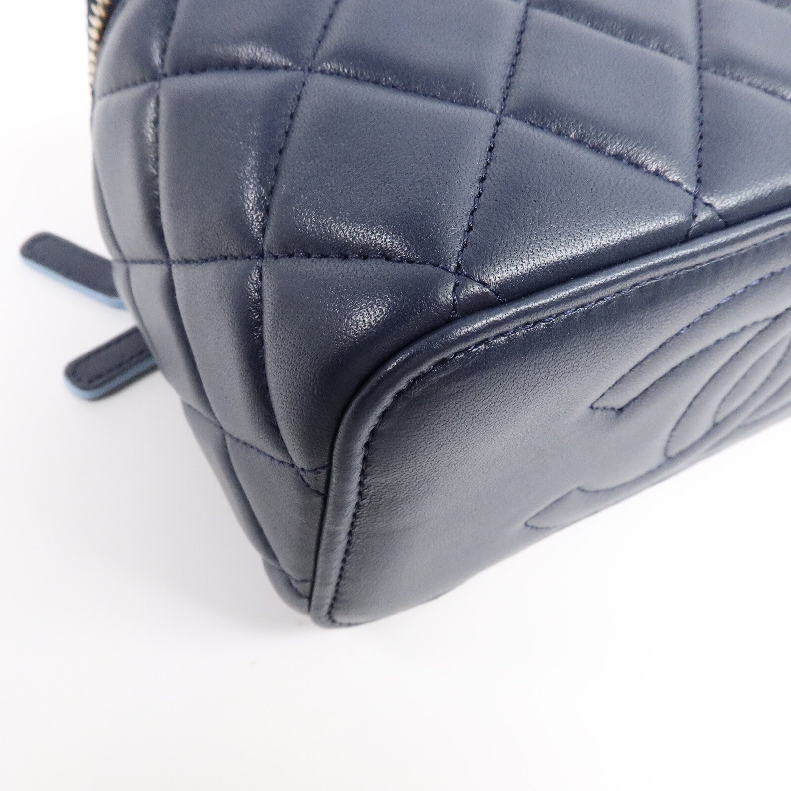 CHANEL 羊皮皮革Top Handle Vanity Case手挽肩背兩用袋