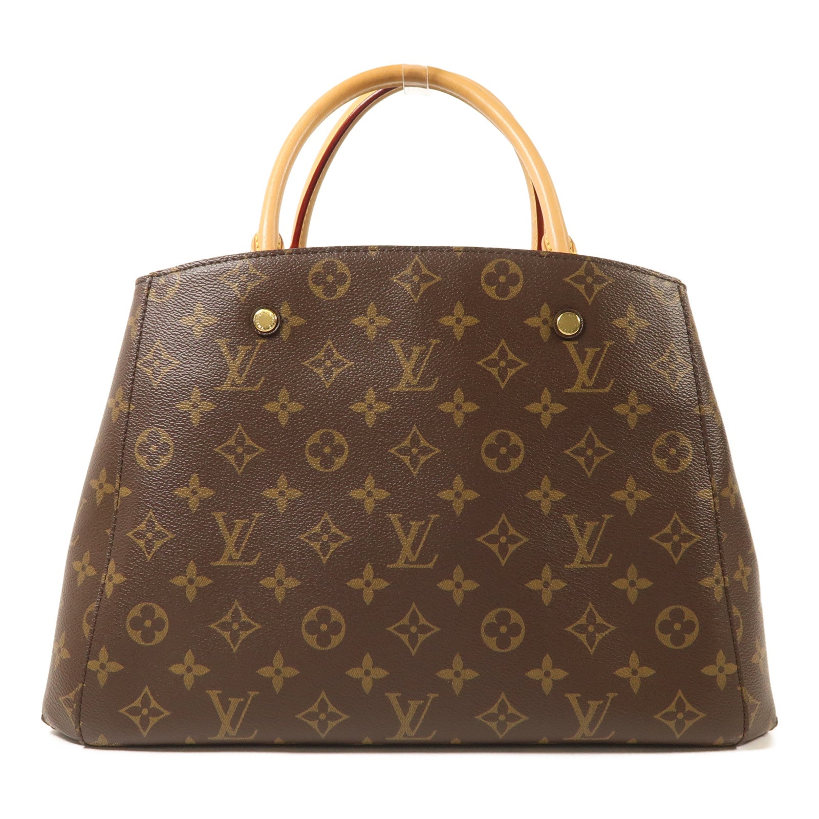 LOUIS VUITTON Monogram Montaigne MM金扣手挽肩背兩用袋