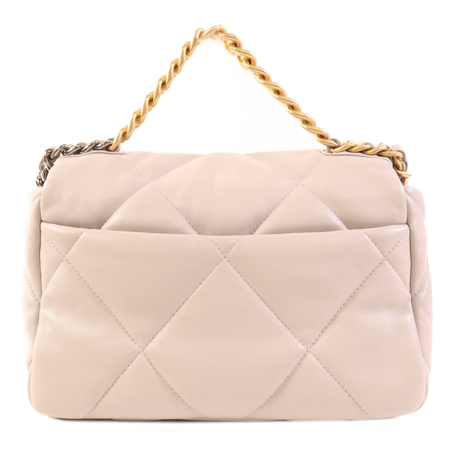 CHANEL 羊皮皮革Chanel 19 Small手挽肩背兩用袋