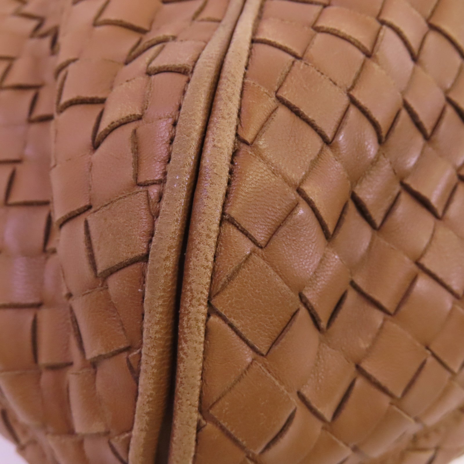 BOTTEGA VENETA 織紋皮革Shoulder Bag銀扣肩背袋