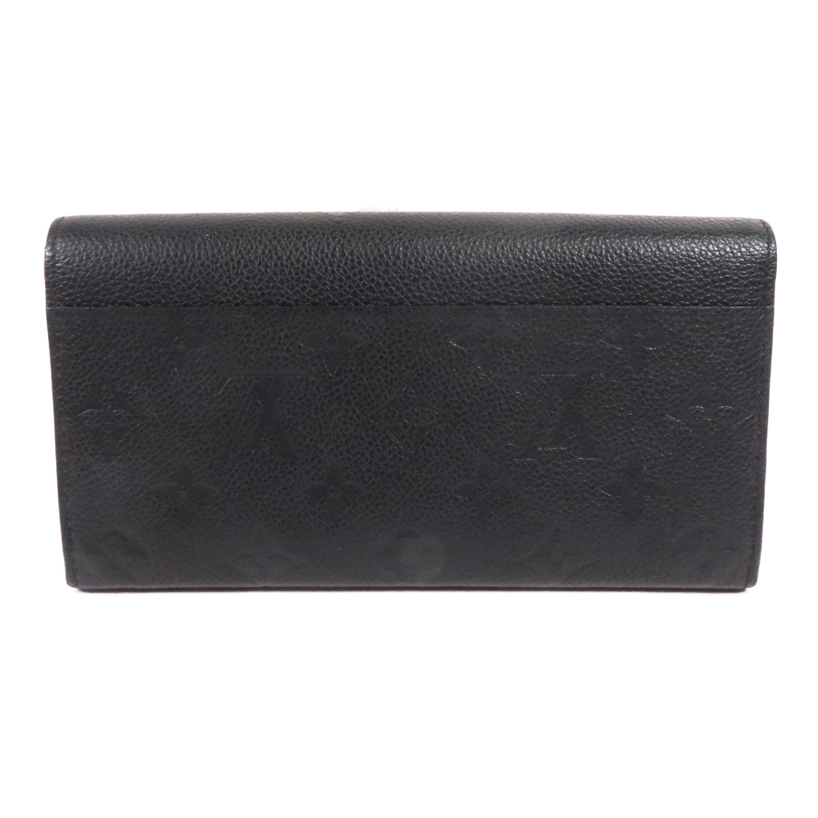 LOUIS VUITTON Monogram Empreinte Sarah Long Wallet金扣長錢包