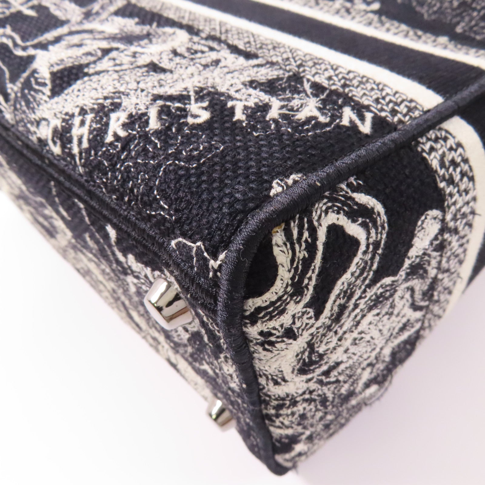 Dior 帆布Lady D-Lite Medium手挽肩背兩用袋