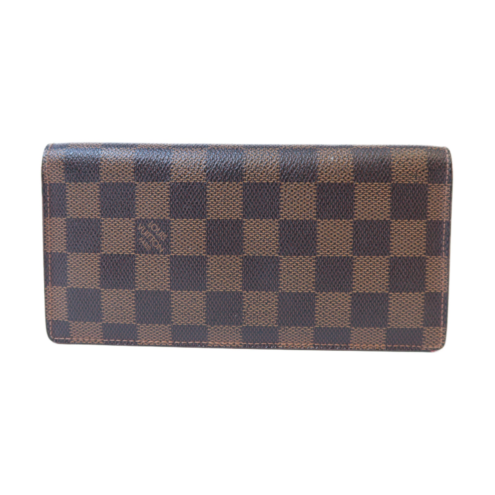 LOUIS VUITTON 【激減優惠】Damier Damier Long Wallet金扣長錢包啡色
