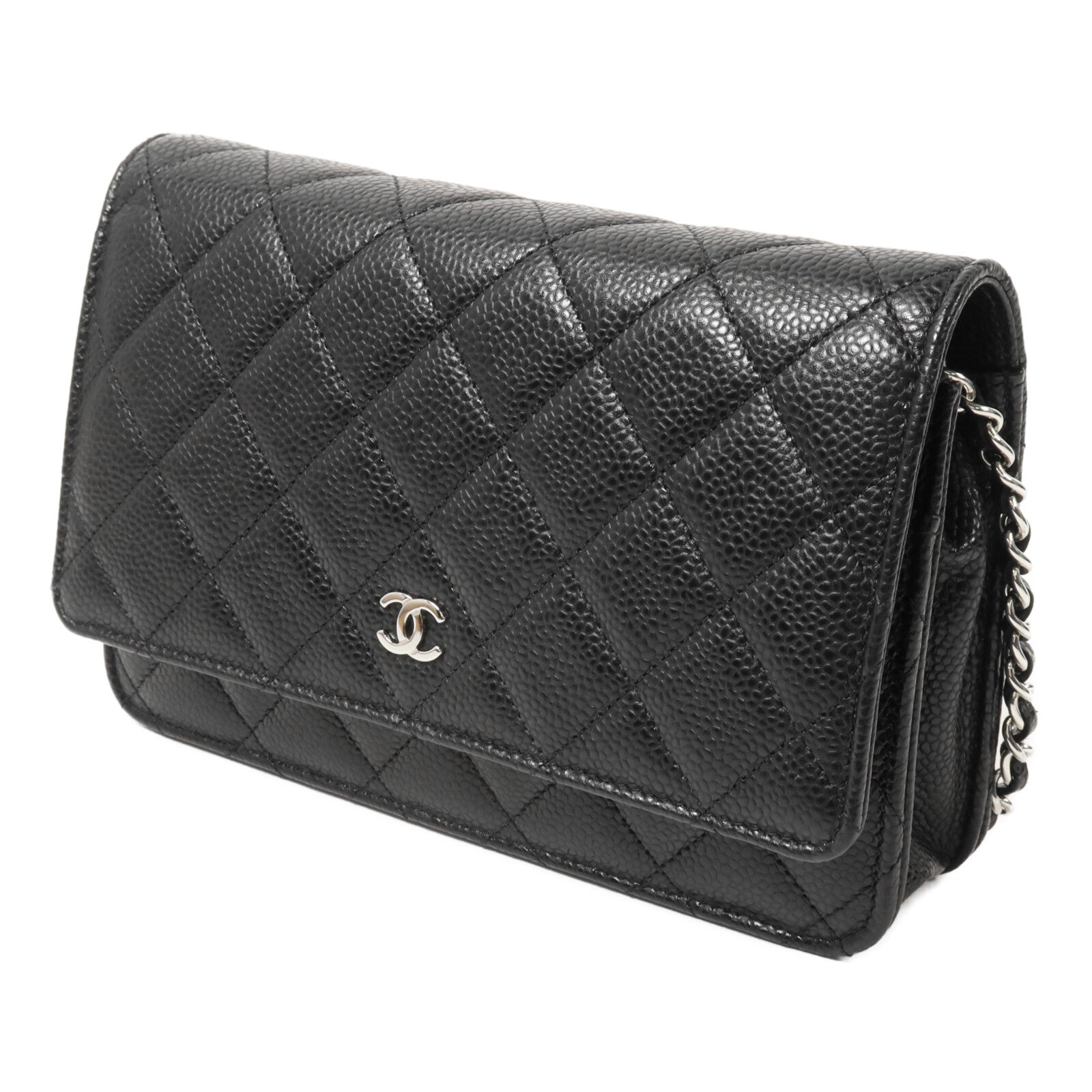 CHANEL 牛皮皮革WOC Wallet On Chain鏈帶肩背袋