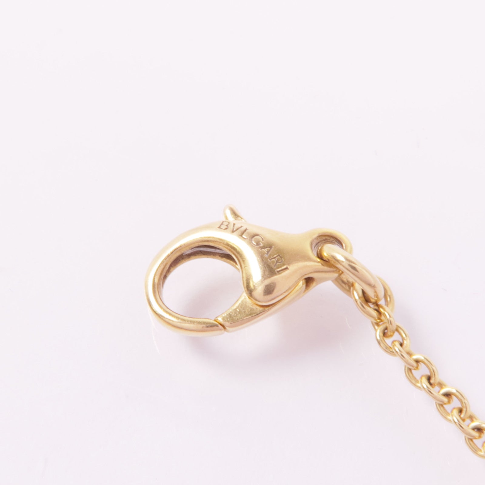 BVLGARI 【激減優惠】18K玫瑰金B-zero1 Necklace Diamond鑽石項鍊