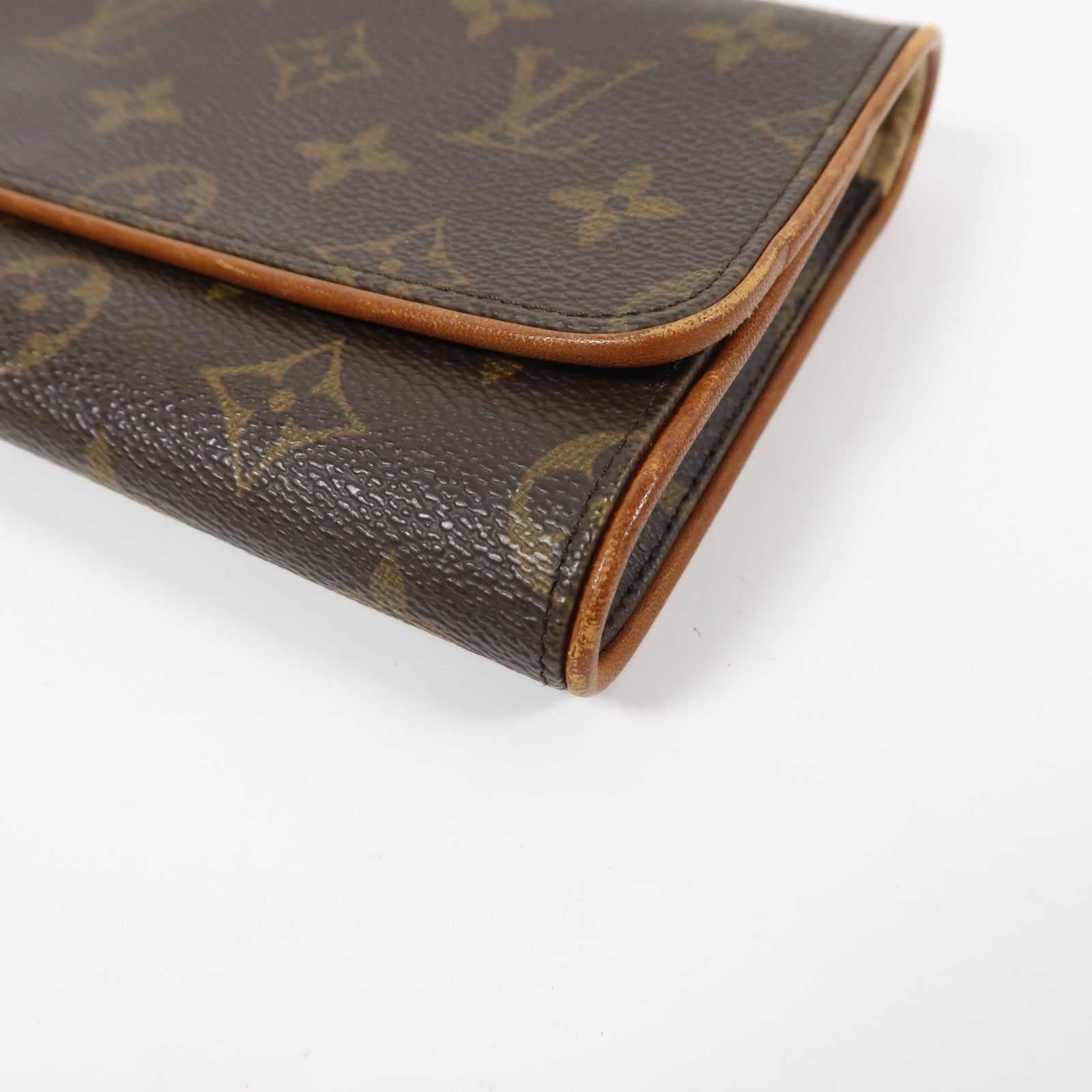 LOUIS VUITTON Monogram Pochette Twin GM金扣肩背袋啡色