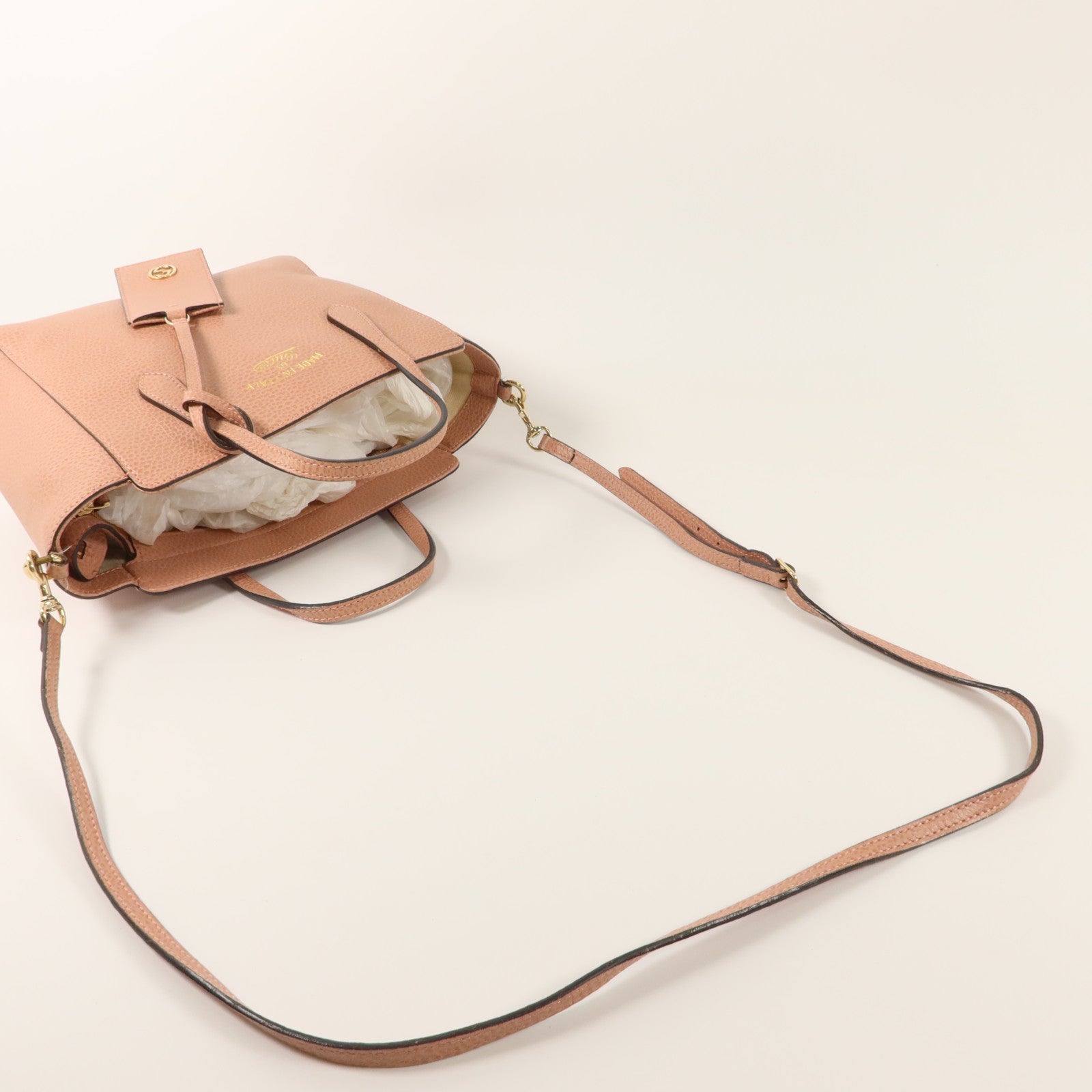 GUCCI 牛皮皮革2 Way Shoulder手挽肩背兩用袋