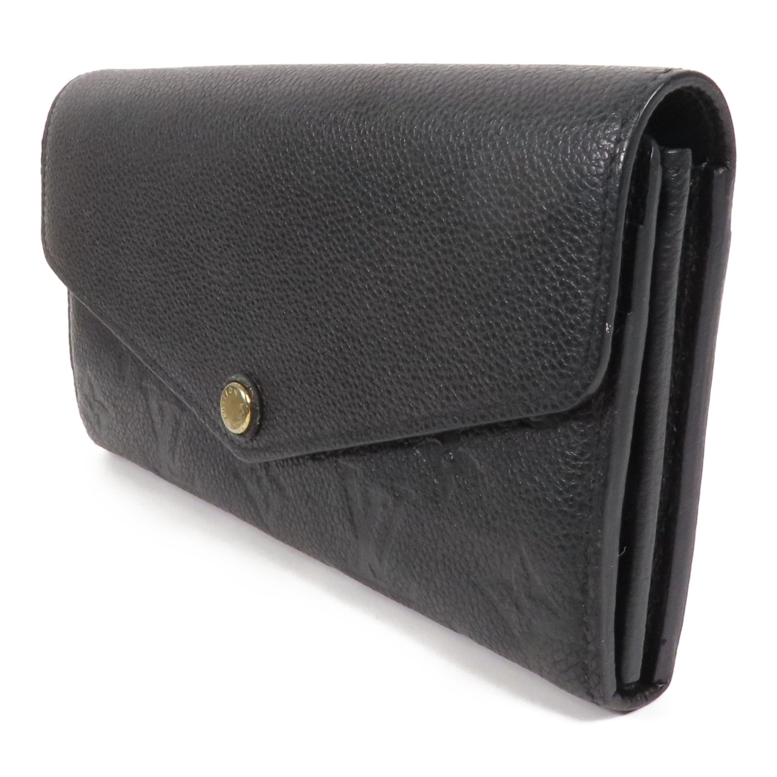 LOUIS VUITTON Monogram Empreinte Sarah Long Wallet金扣長錢包