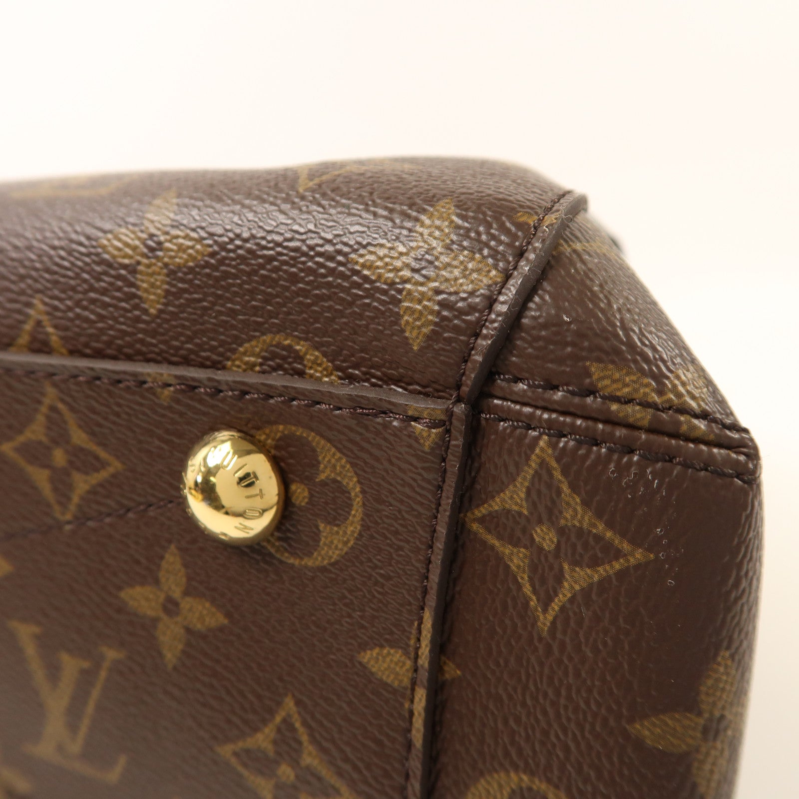 LOUIS VUITTON Monogram Montaigne MM金扣手挽肩背兩用袋