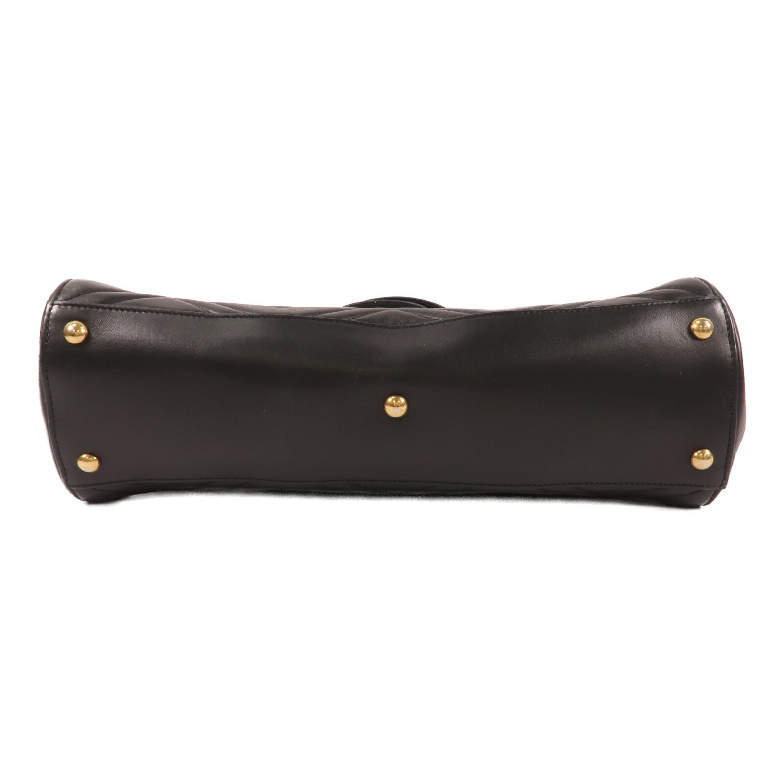 GUCCI 牛皮皮革GG Marmont Top Handle金扣手挽肩背兩用袋