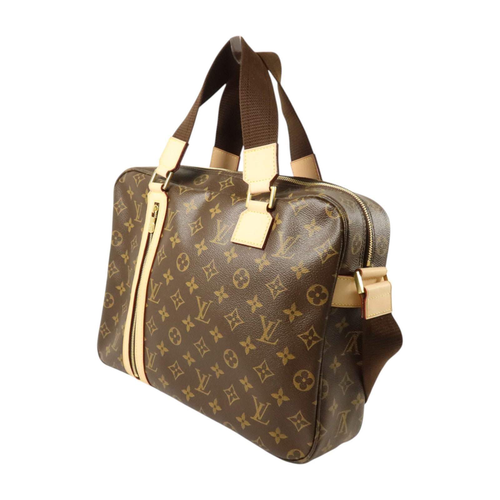 LOUIS VUITTON Monogram Sac Bosphore金扣手挽肩背兩用袋