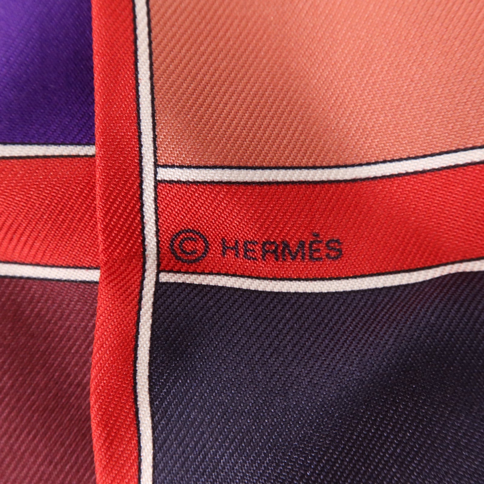 HERMES 絲質Twilly絲巾