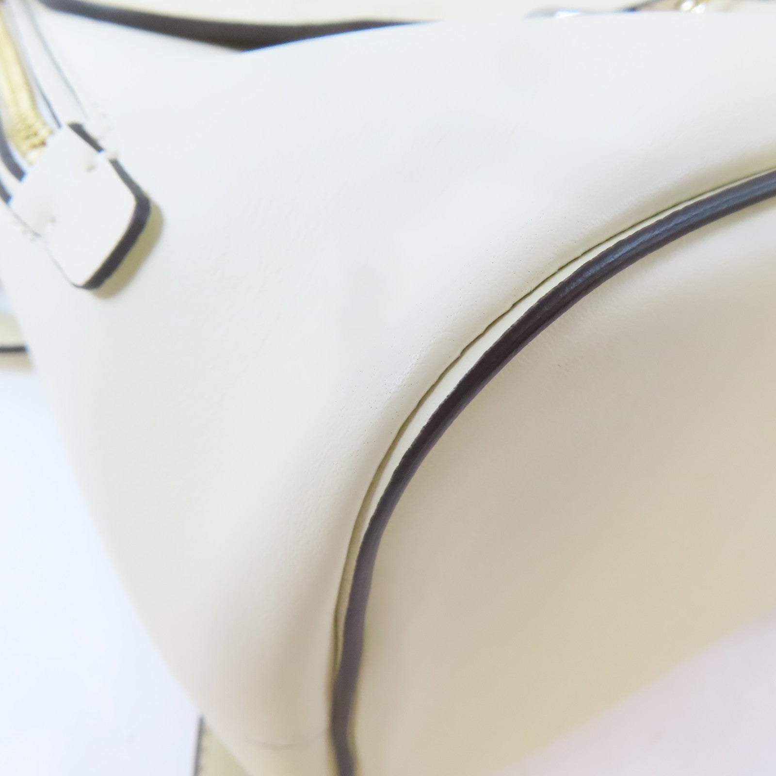 Chloe 牛皮皮革Faye Backpack金扣肩背背包兩用袋米色