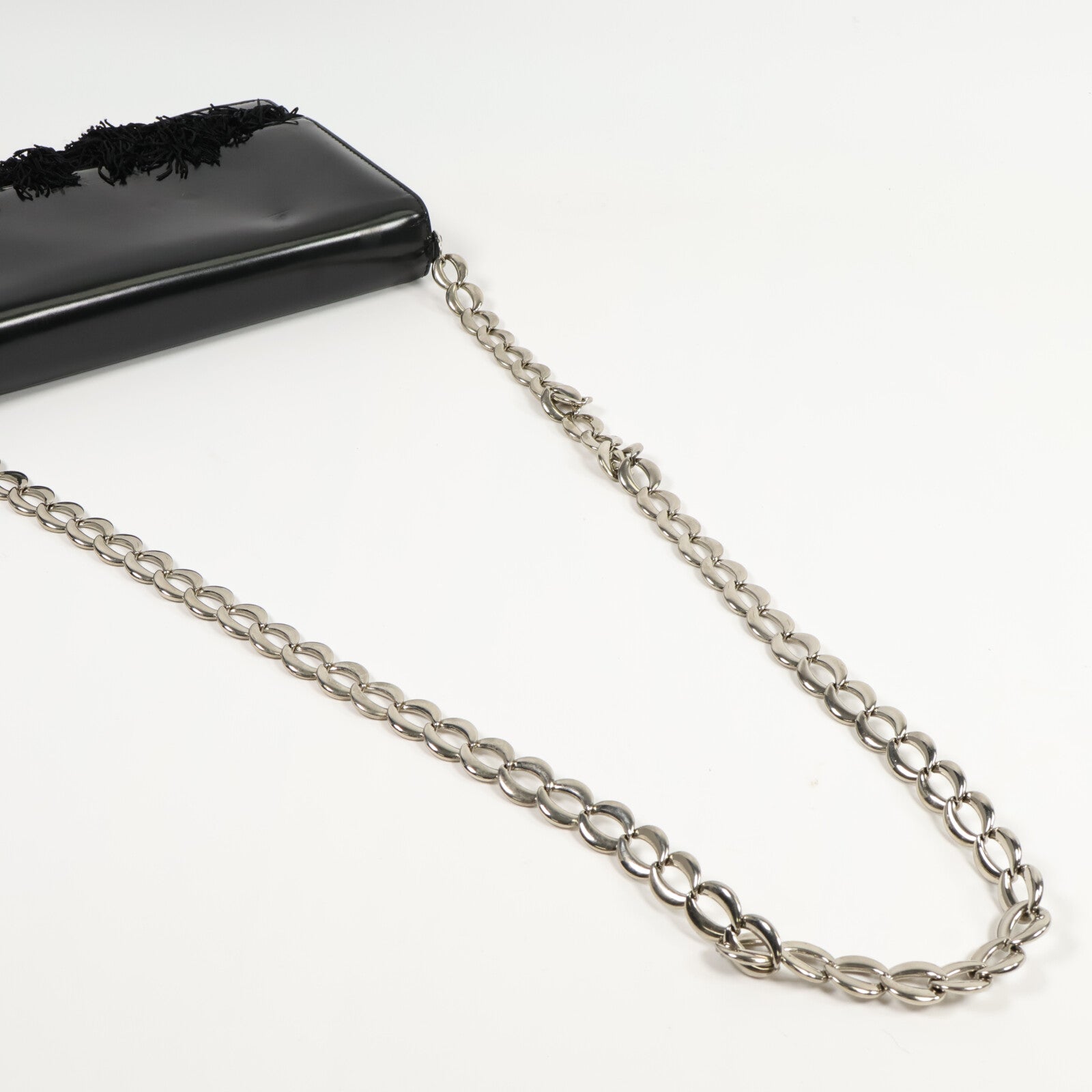 Dior 漆皮皮革Chain Shoulder Bag鏈帶肩背袋