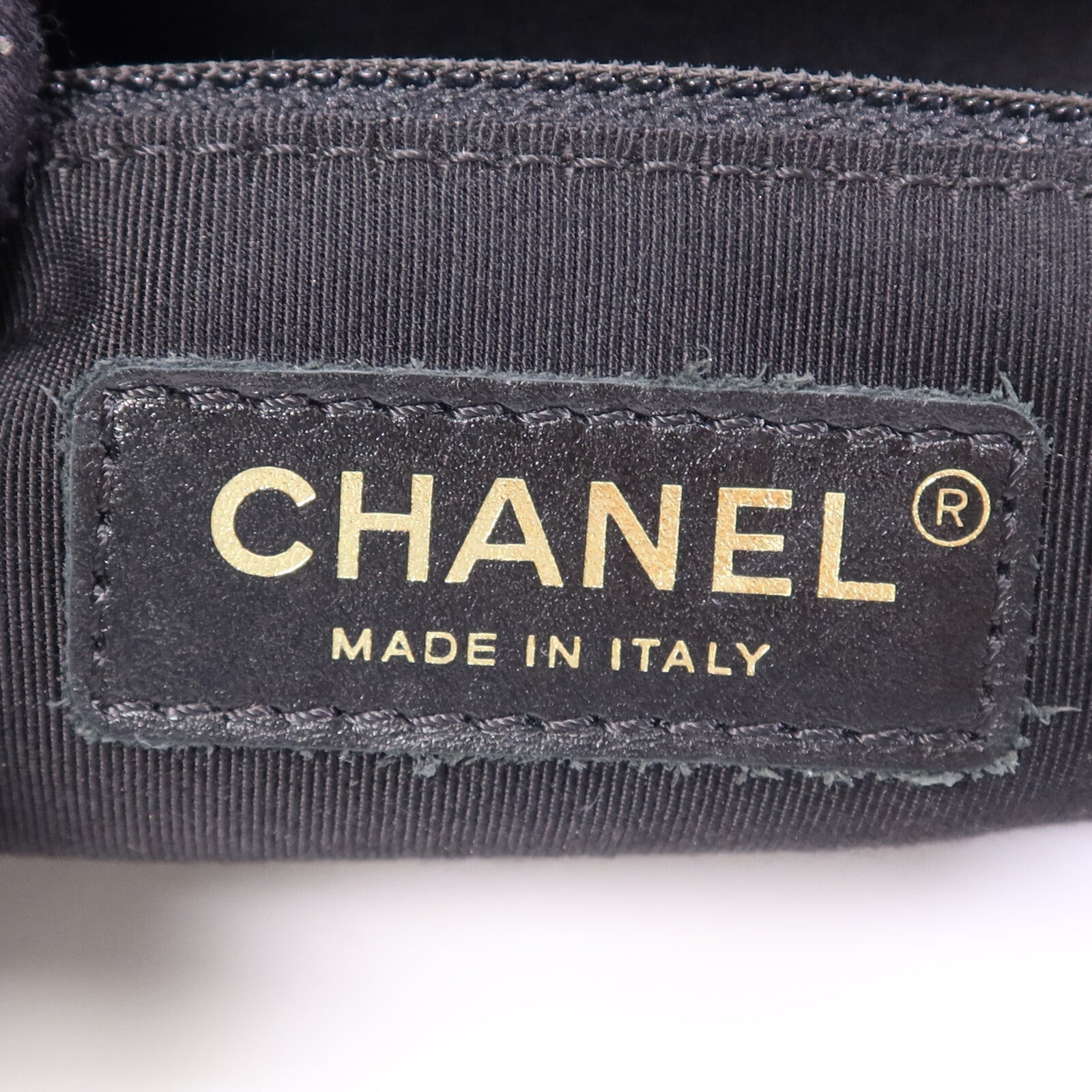 CHANEL 牛皮皮革Chain Shoulder Bag金扣鏈帶手挽肩背兩用袋