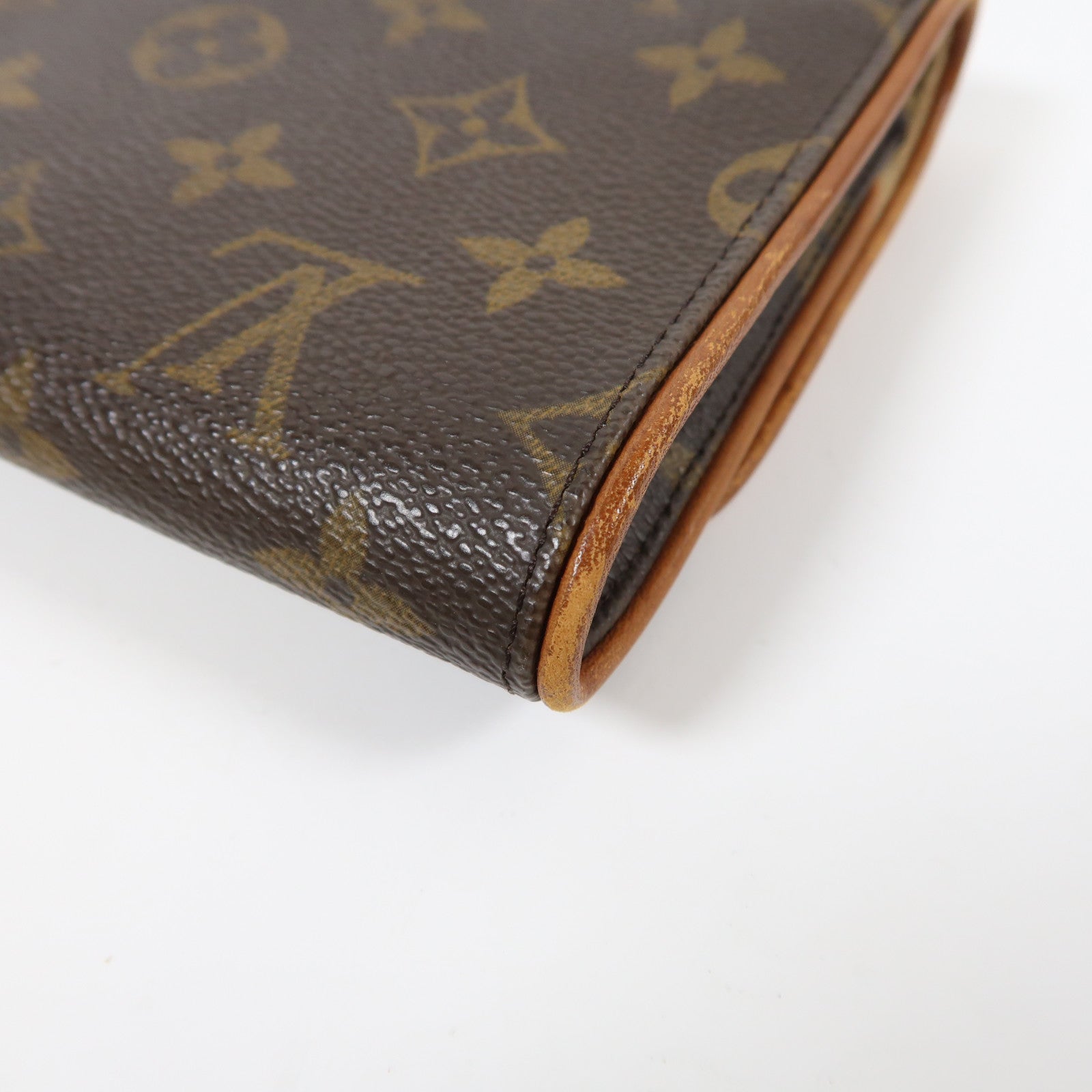 LOUIS VUITTON Monogram Pochette Twin GM金扣肩背袋啡色
