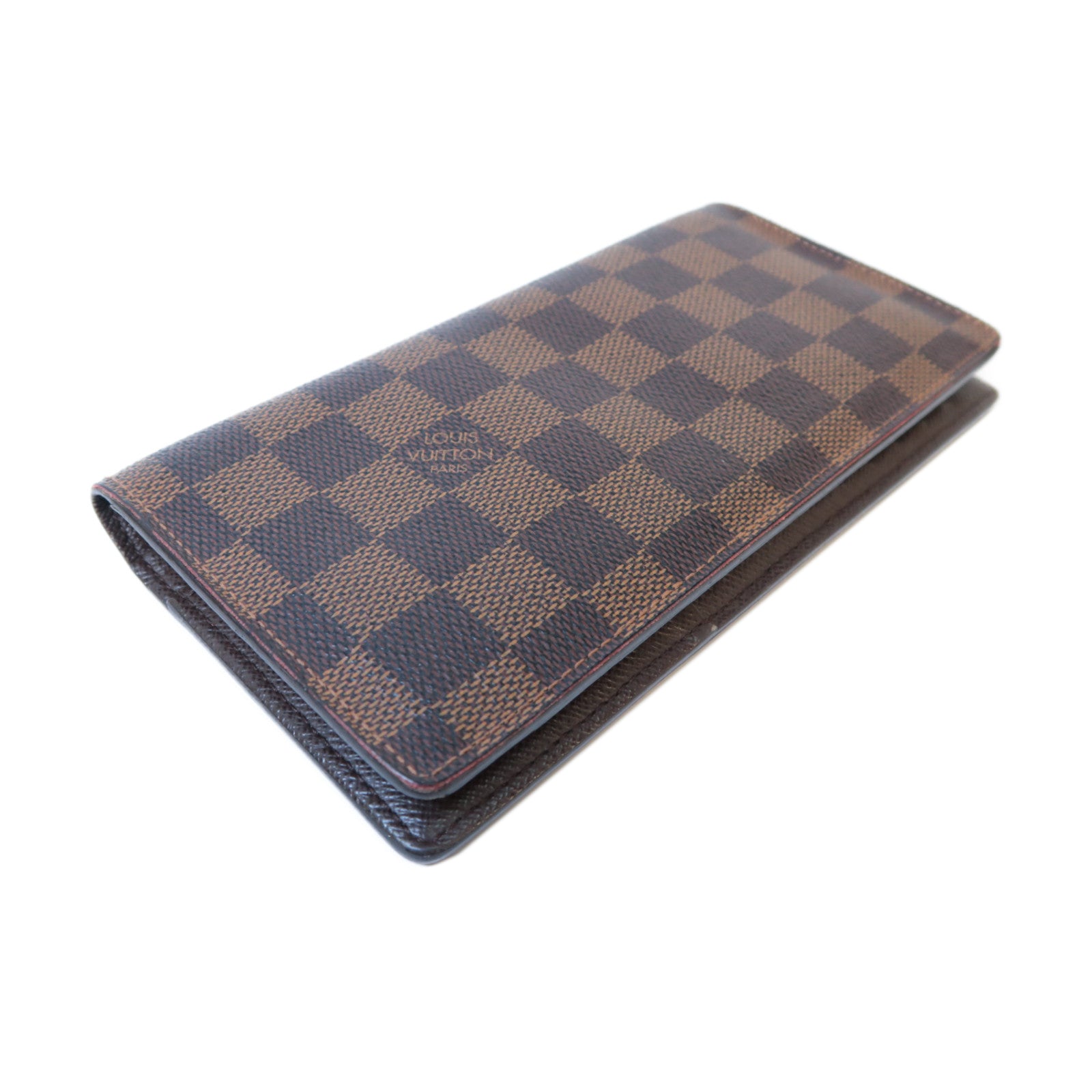 LOUIS VUITTON 【激減優惠】Damier Damier Long Wallet金扣長錢包啡色