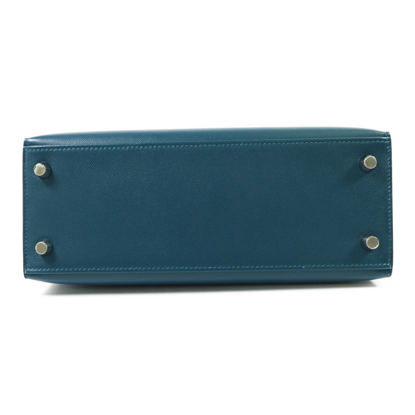 HERMES Madame皮革Kelly 25銀扣手挽肩背兩用袋