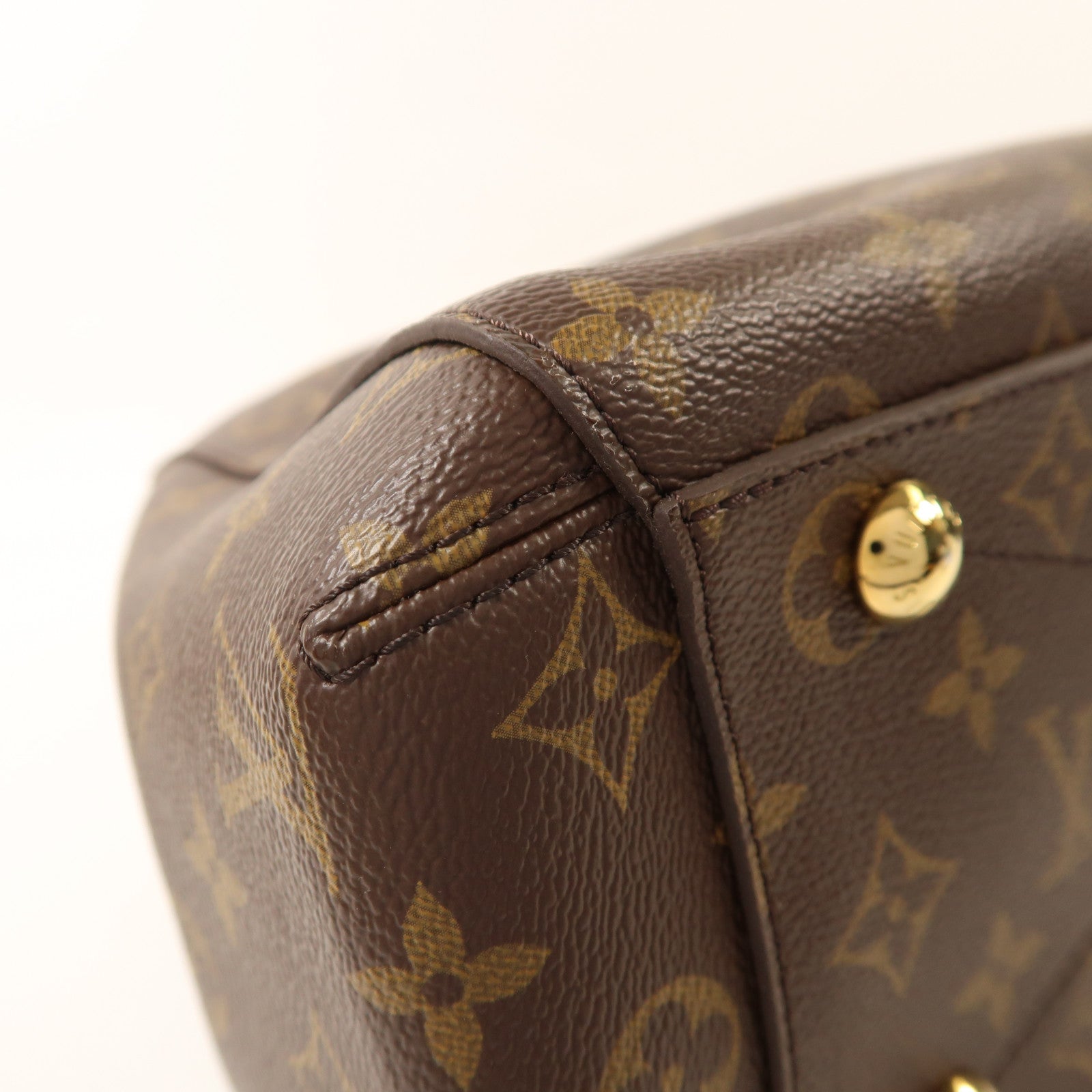 LOUIS VUITTON Monogram Montaigne MM金扣手挽肩背兩用袋
