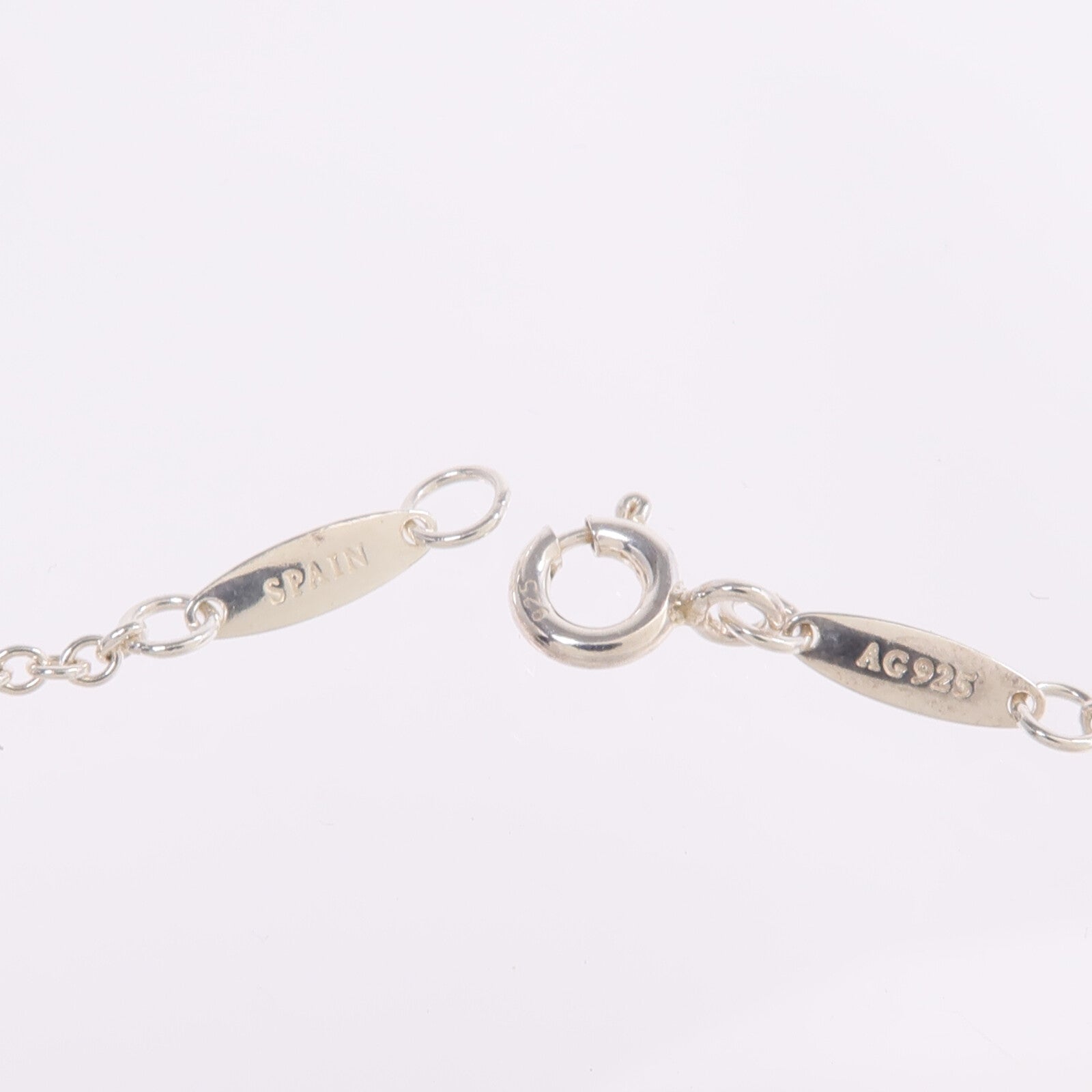 TIFFANY＆CO 925純銀Elsa Peretti Bean Design Bracelet手鏈