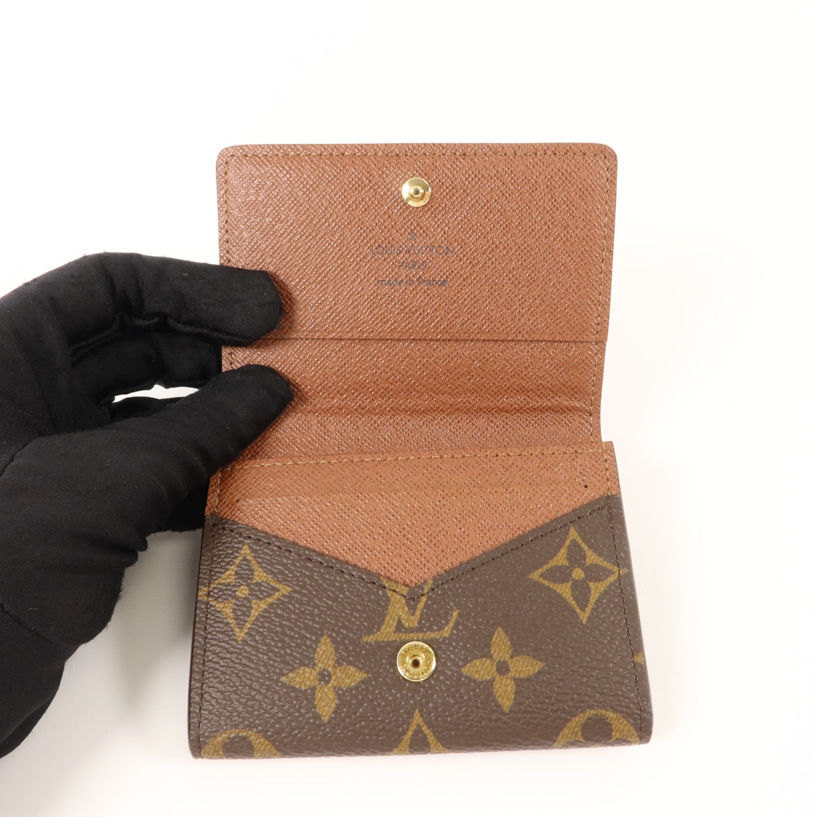 LOUIS VUITTON Monogram Enveloppe Carte De Visite金扣卡片套