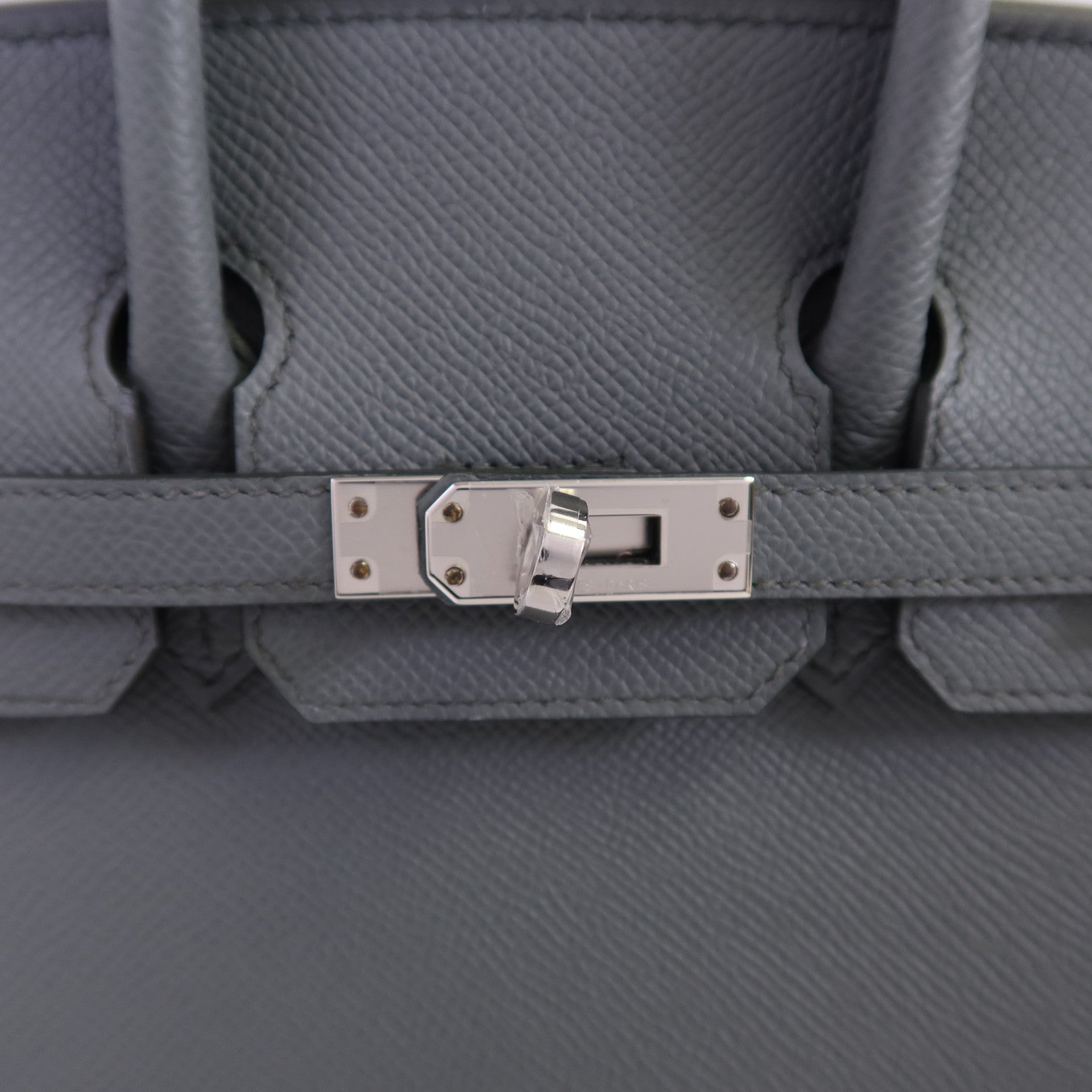 HERMES Epsom皮革Birkin Sellier 25銀扣手挽袋