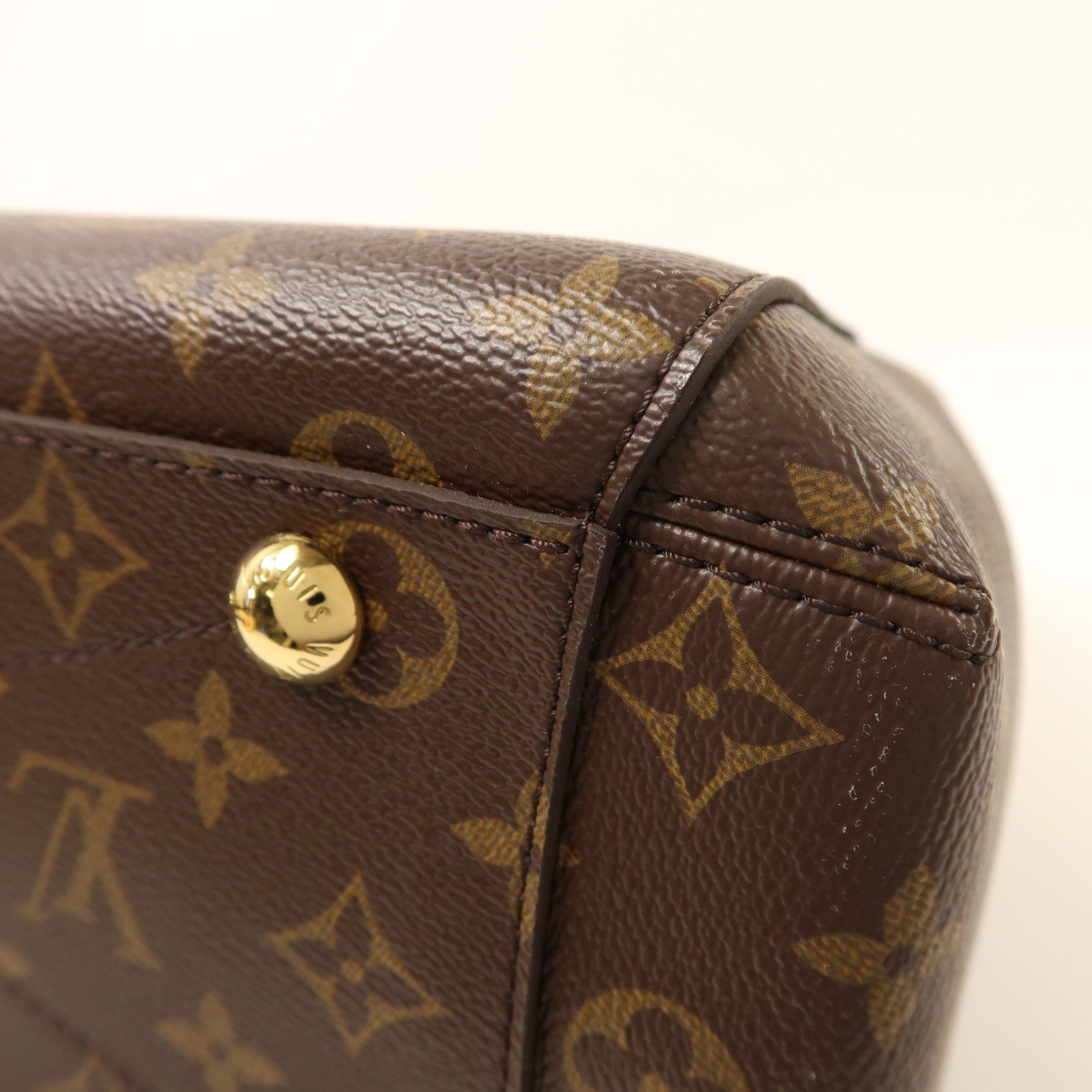 LOUIS VUITTON Monogram Montaigne MM金扣手挽肩背兩用袋