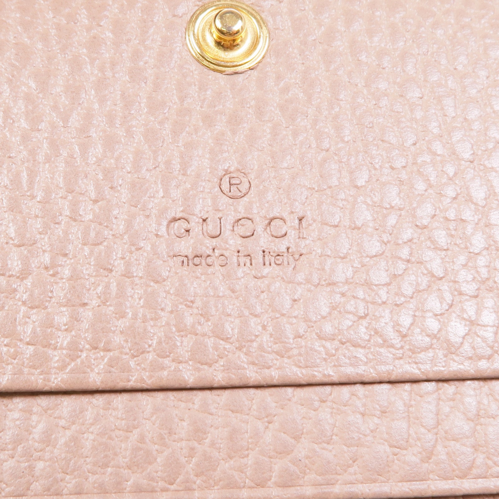 GUCCI 塗層帆布Wallet金扣錢包