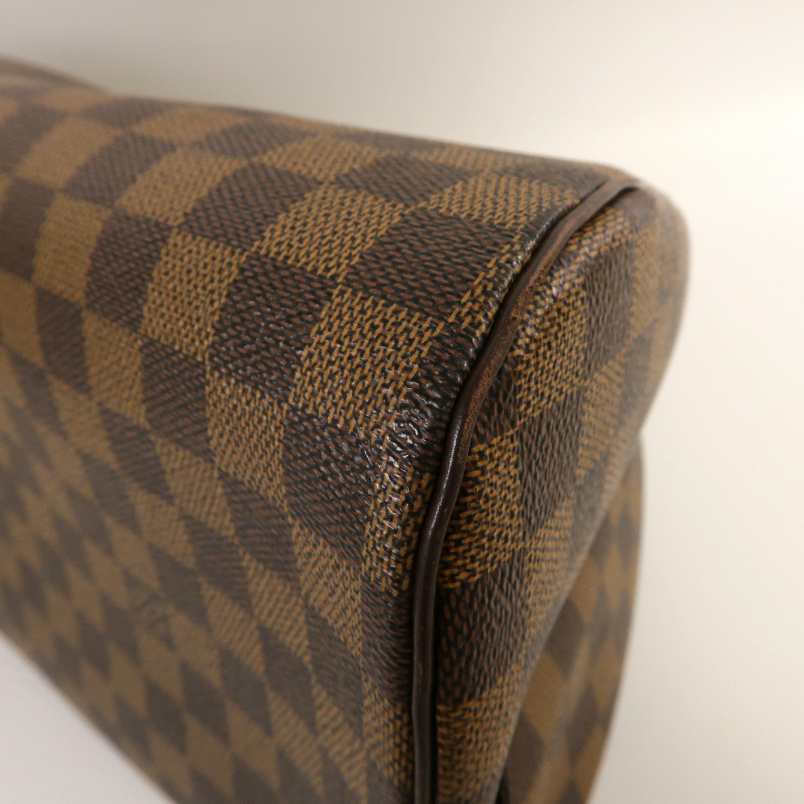 LOUIS VUITTON 【激減優惠】Damier Ebene Rivera MM金扣手挽袋啡色
