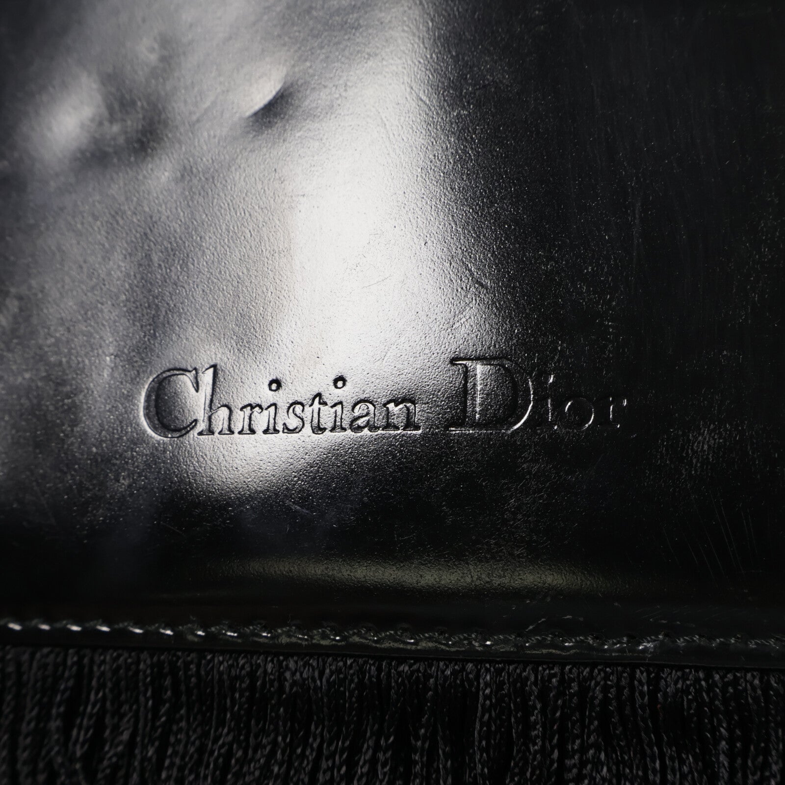 Dior 漆皮皮革Chain Shoulder Bag鏈帶肩背袋