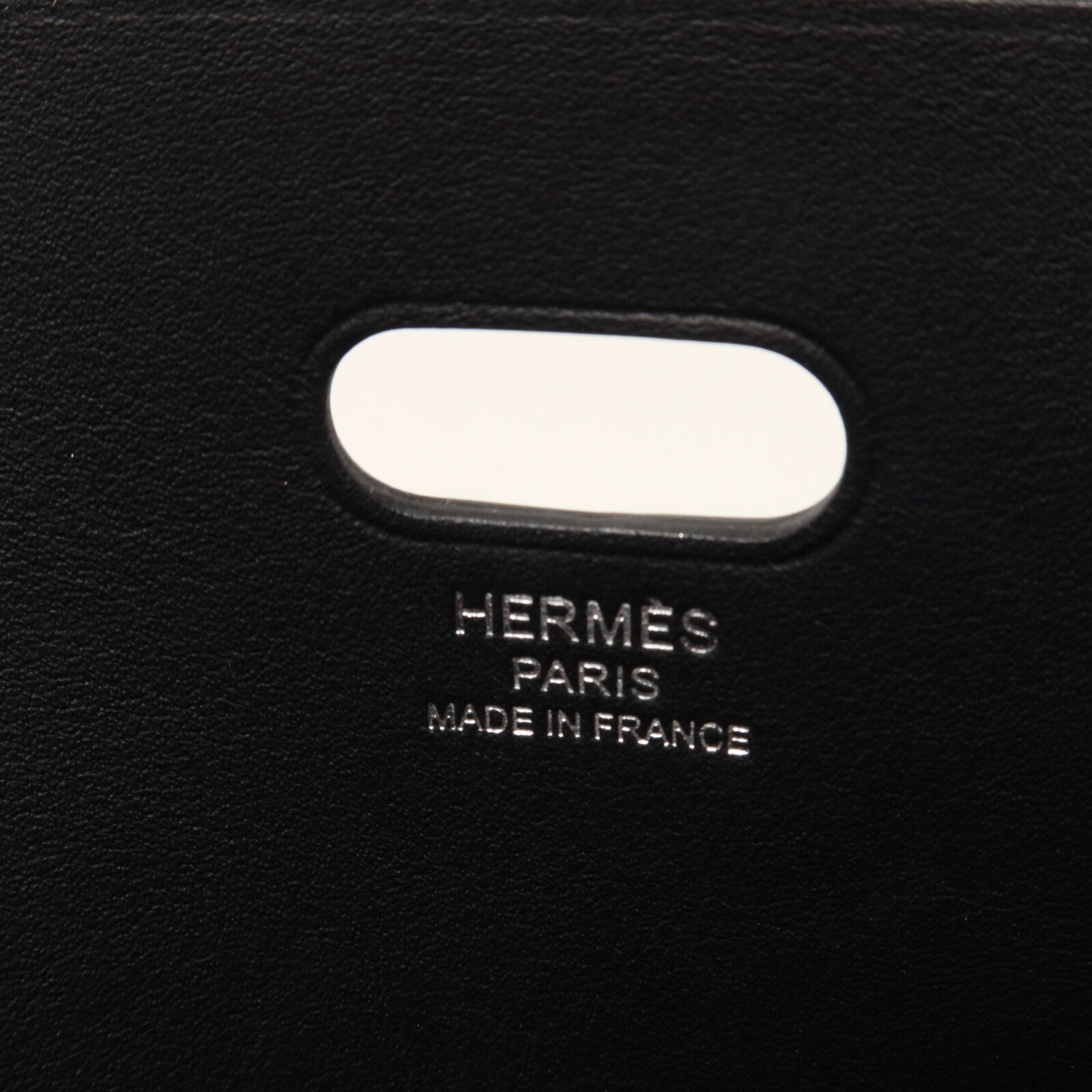 HERMES Hunter皮革/帆布Tablier Sellier手挽袋Noir