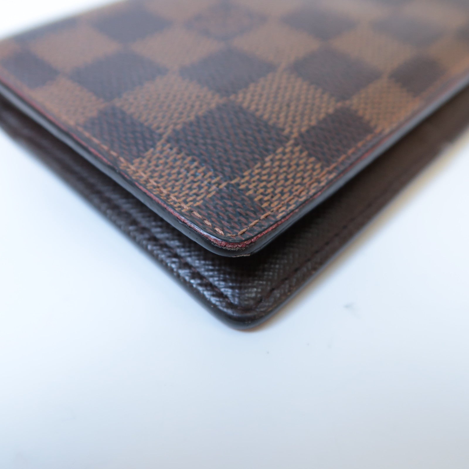LOUIS VUITTON 【激減優惠】Damier Damier Long Wallet金扣長錢包啡色