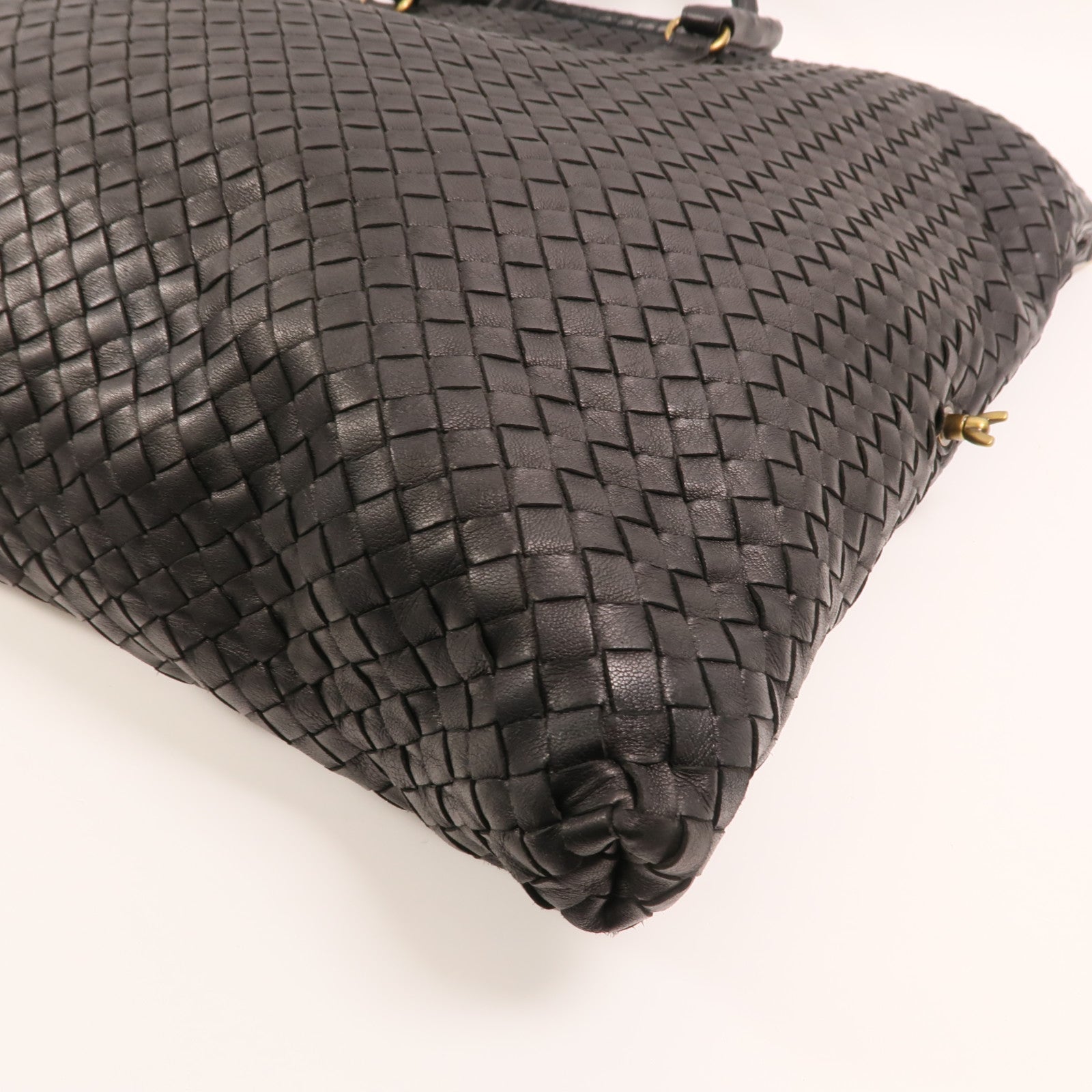 BOTTEGA VENETA 羊皮皮革Tote Bag金扣手挽袋