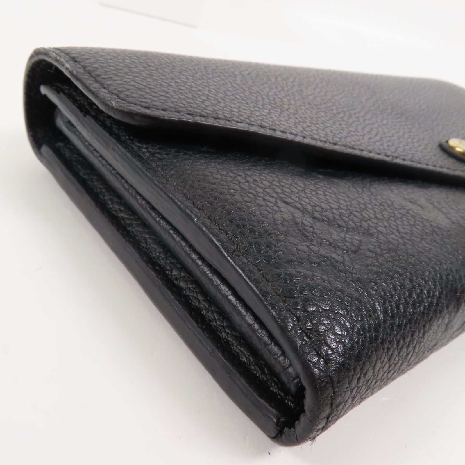 LOUIS VUITTON Monogram Empreinte Sarah Long Wallet金扣長錢包