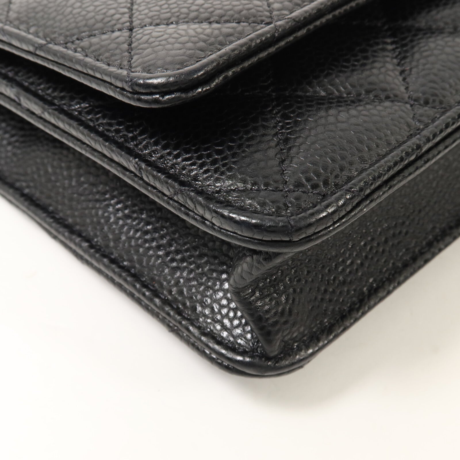 CHANEL 牛皮皮革WOC Wallet On Chain鏈帶肩背袋