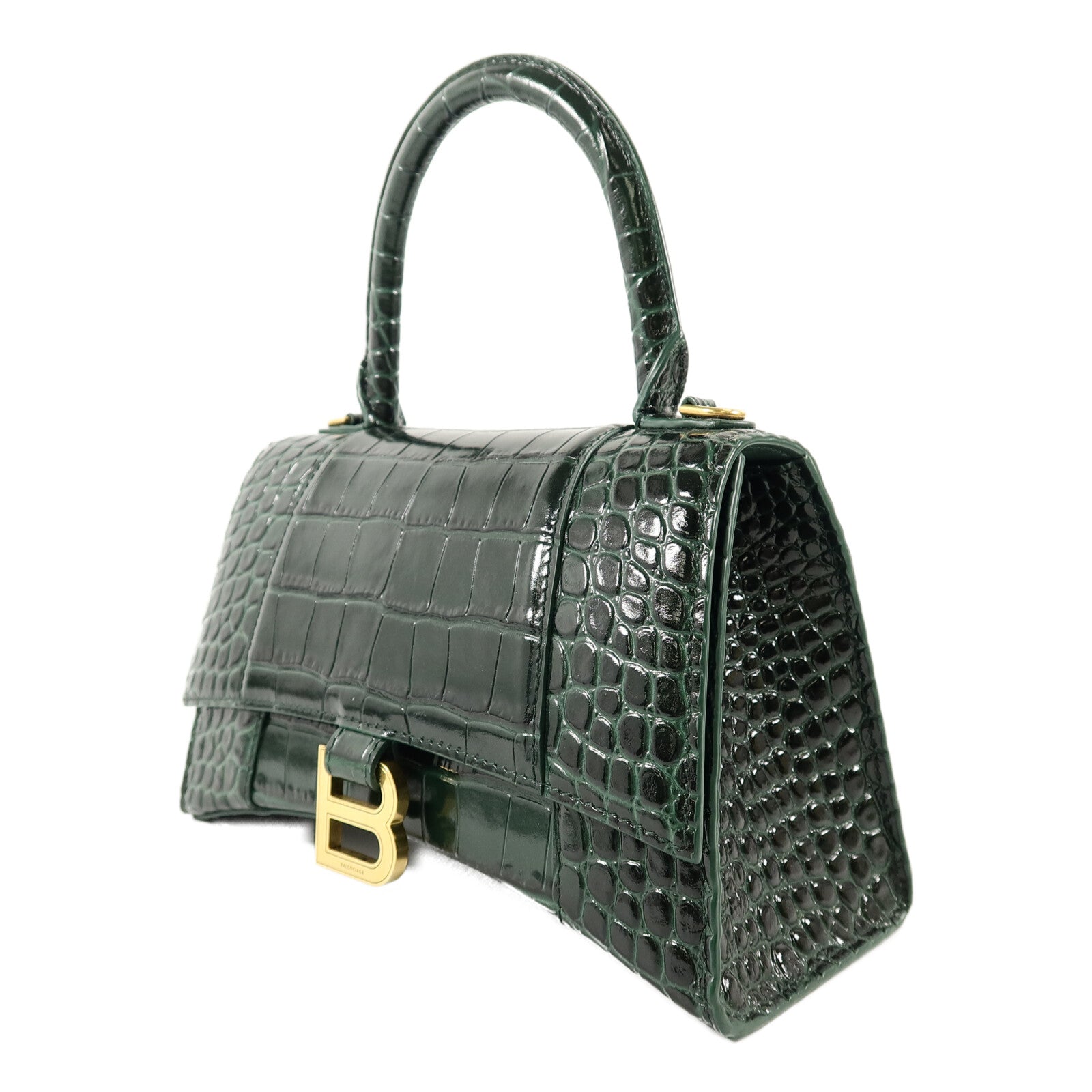 BALENCIAGA 牛皮皮革Hourglass Small手挽肩背兩用袋