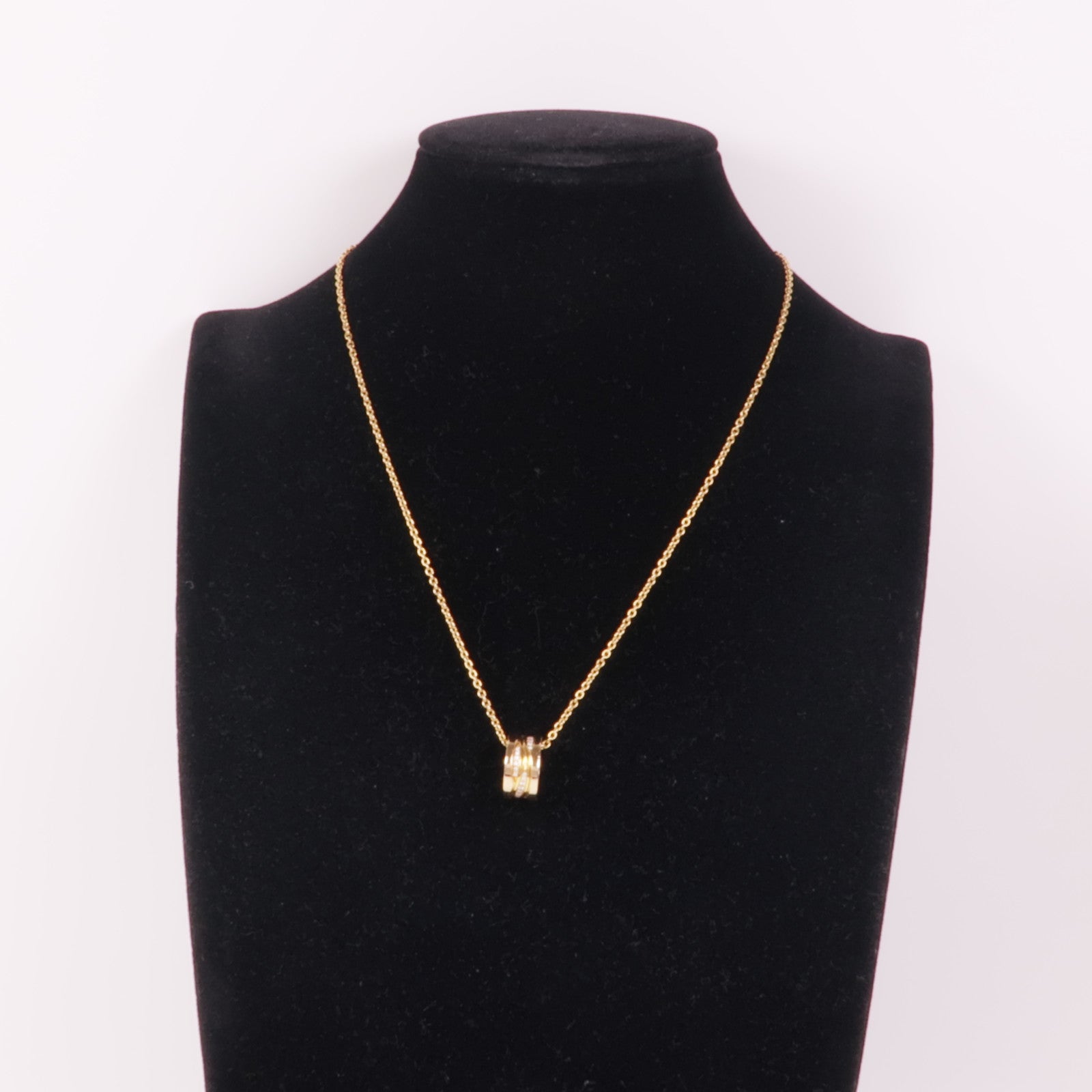 BVLGARI 【激減優惠】18K玫瑰金B-zero1 Necklace Diamond鑽石項鍊