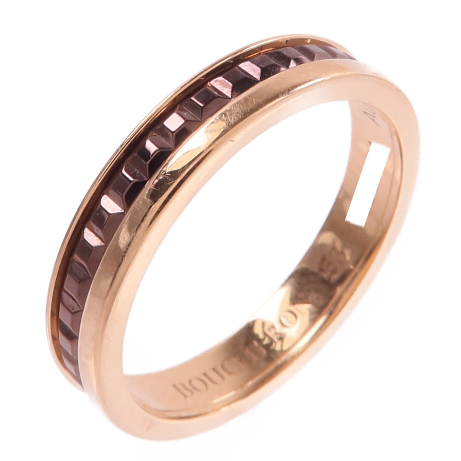 Boucheron 18K玫瑰金Quatre Classique戒指