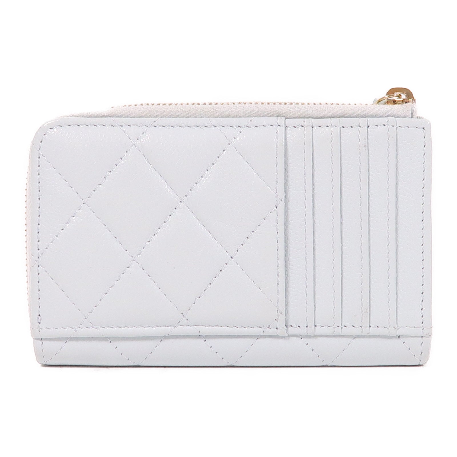 CHANEL 牛皮皮革Card Case金扣卡片套