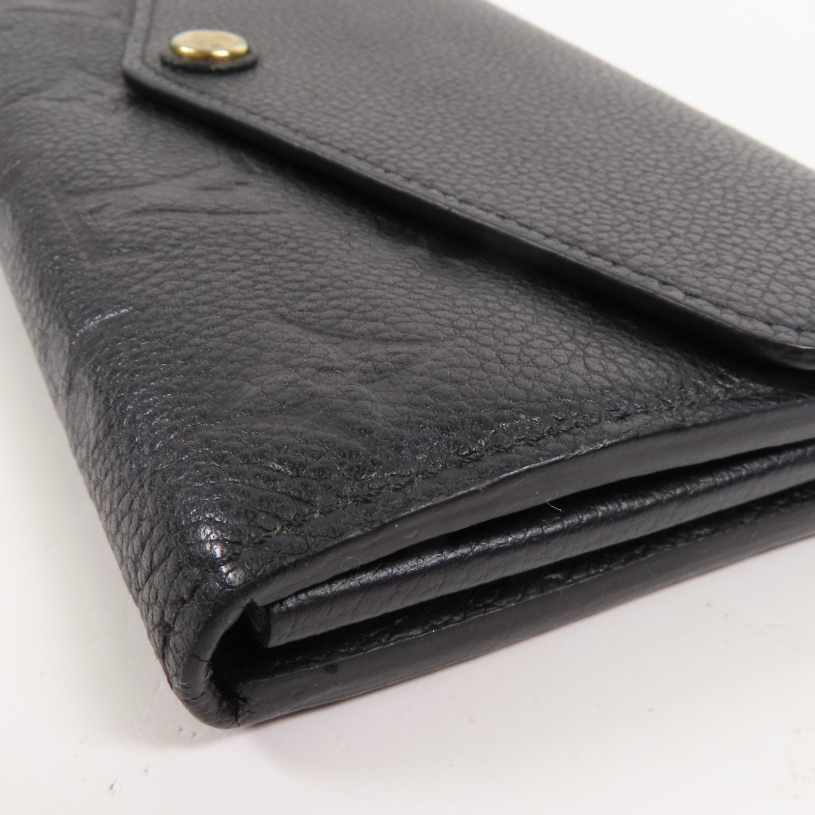 LOUIS VUITTON Monogram Empreinte Sarah Long Wallet金扣長錢包