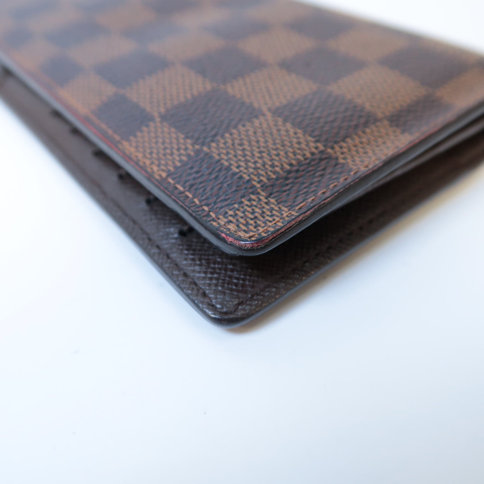 LOUIS VUITTON 【激減優惠】Damier Damier Long Wallet金扣長錢包啡色