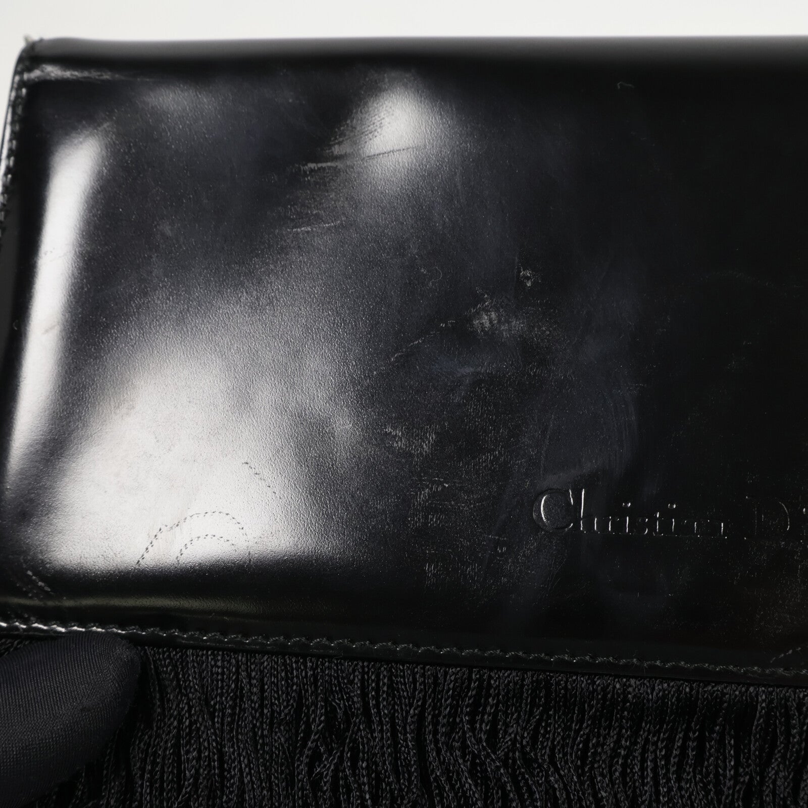 Dior 漆皮皮革Chain Shoulder Bag鏈帶肩背袋