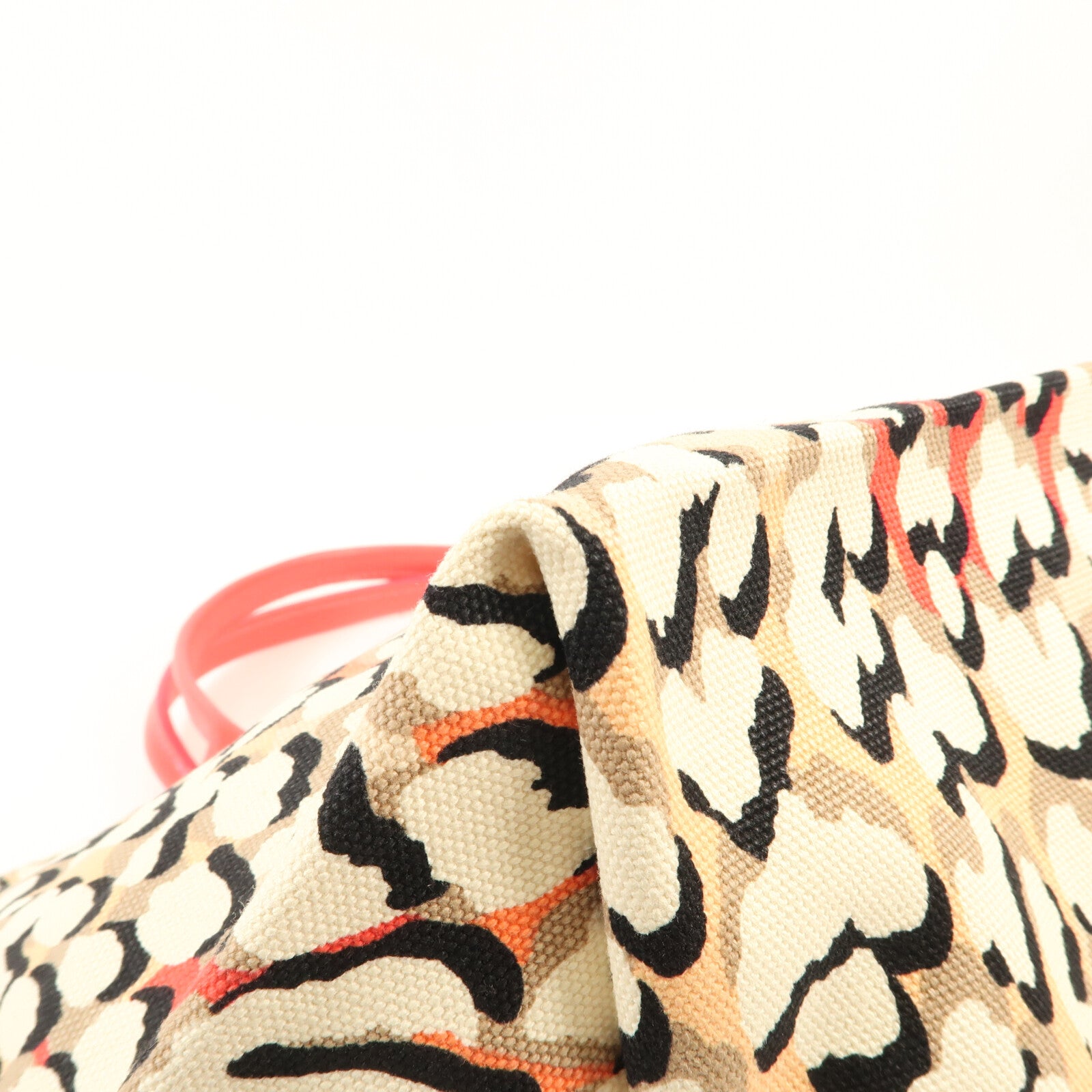 Longchamp 帆布Tote Bag銀扣手挽袋