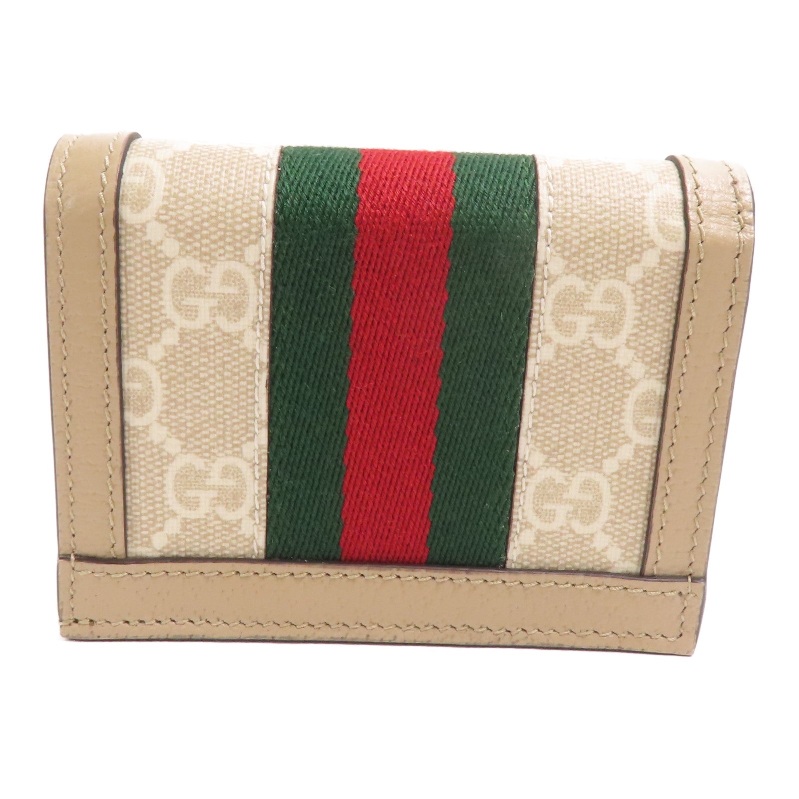 GUCCI 塗層帆布Wallet金扣錢包